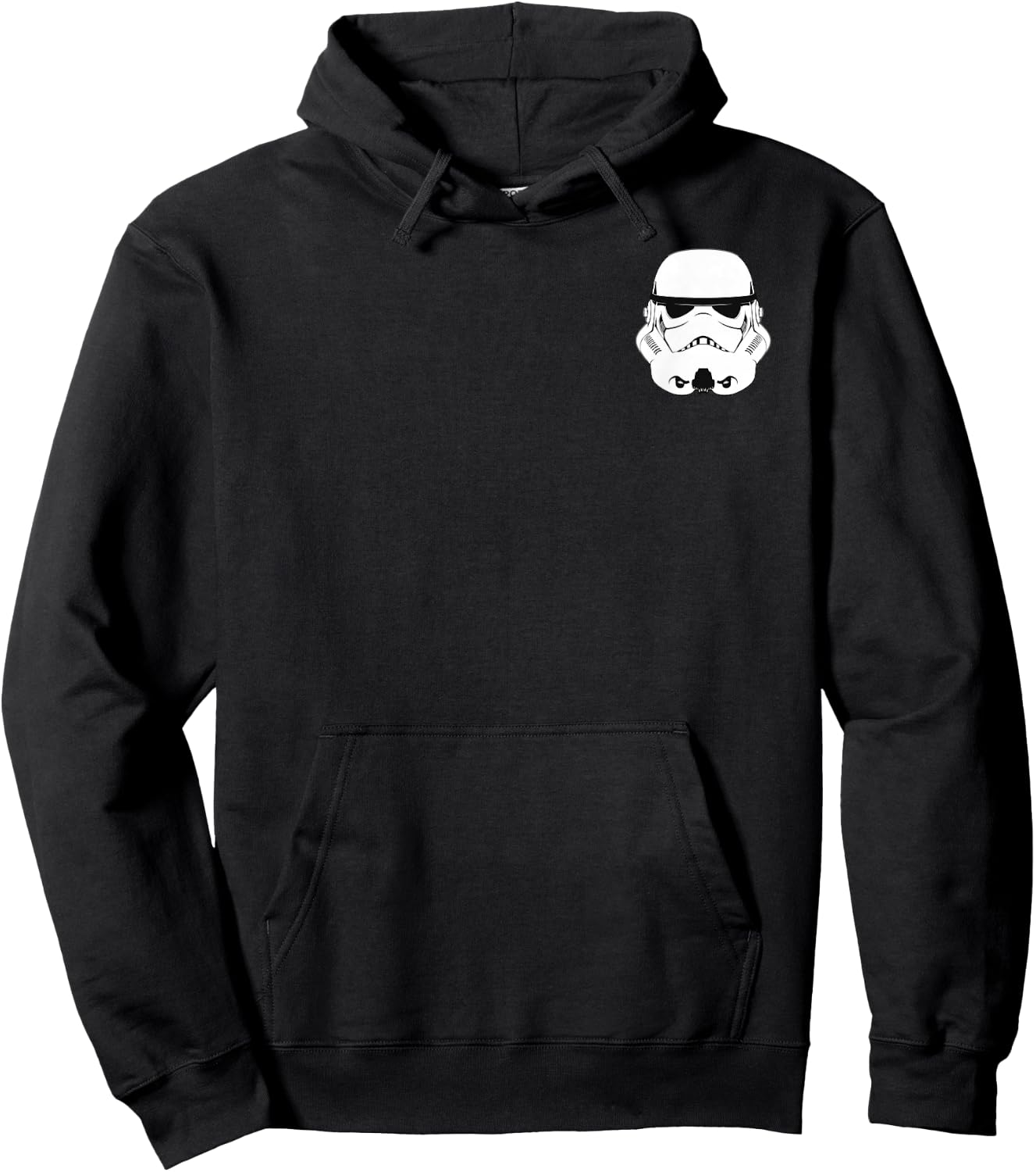 Star Wars Storm Trooper Helmet Left Chest Graphic Hoodie - Hoodie | Black