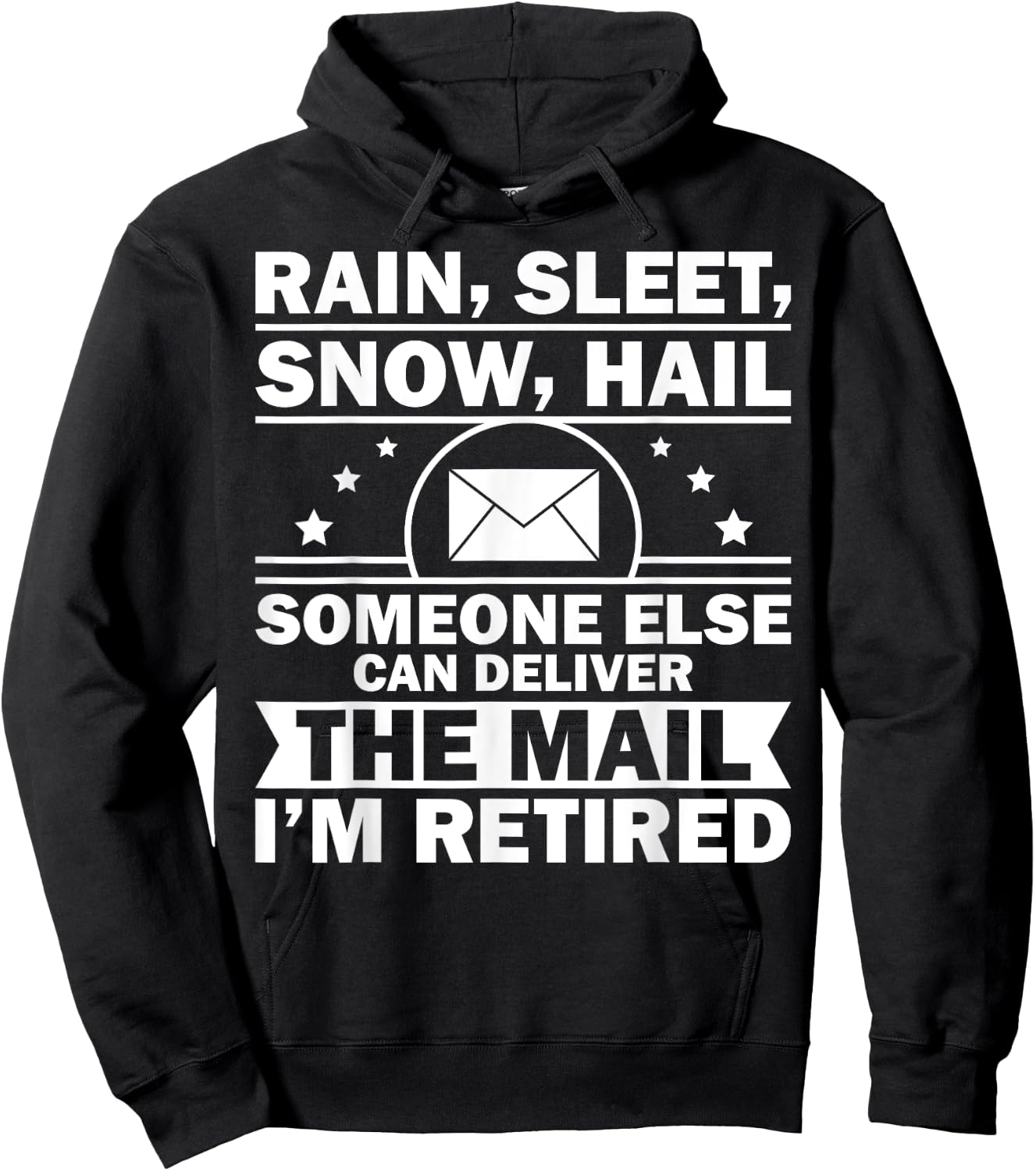 Funny Postal Worker Retirement Design For Mailman Men Women Hoodie - Hoodie | Black