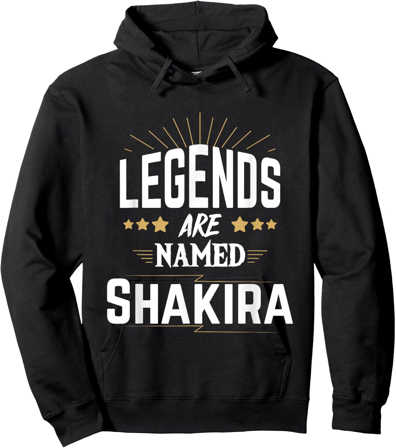 Legends Are Named Shakira Hoodie - Hoodie | Black