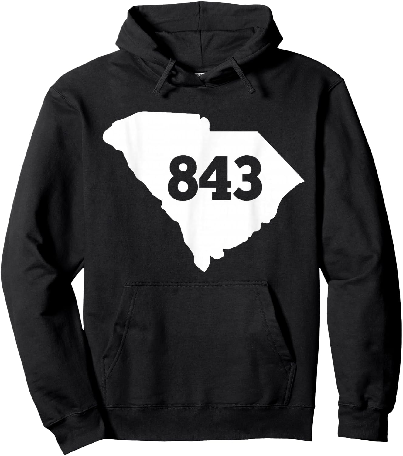 South Carolina 843 Area Code Hoodie - Hoodie | Black