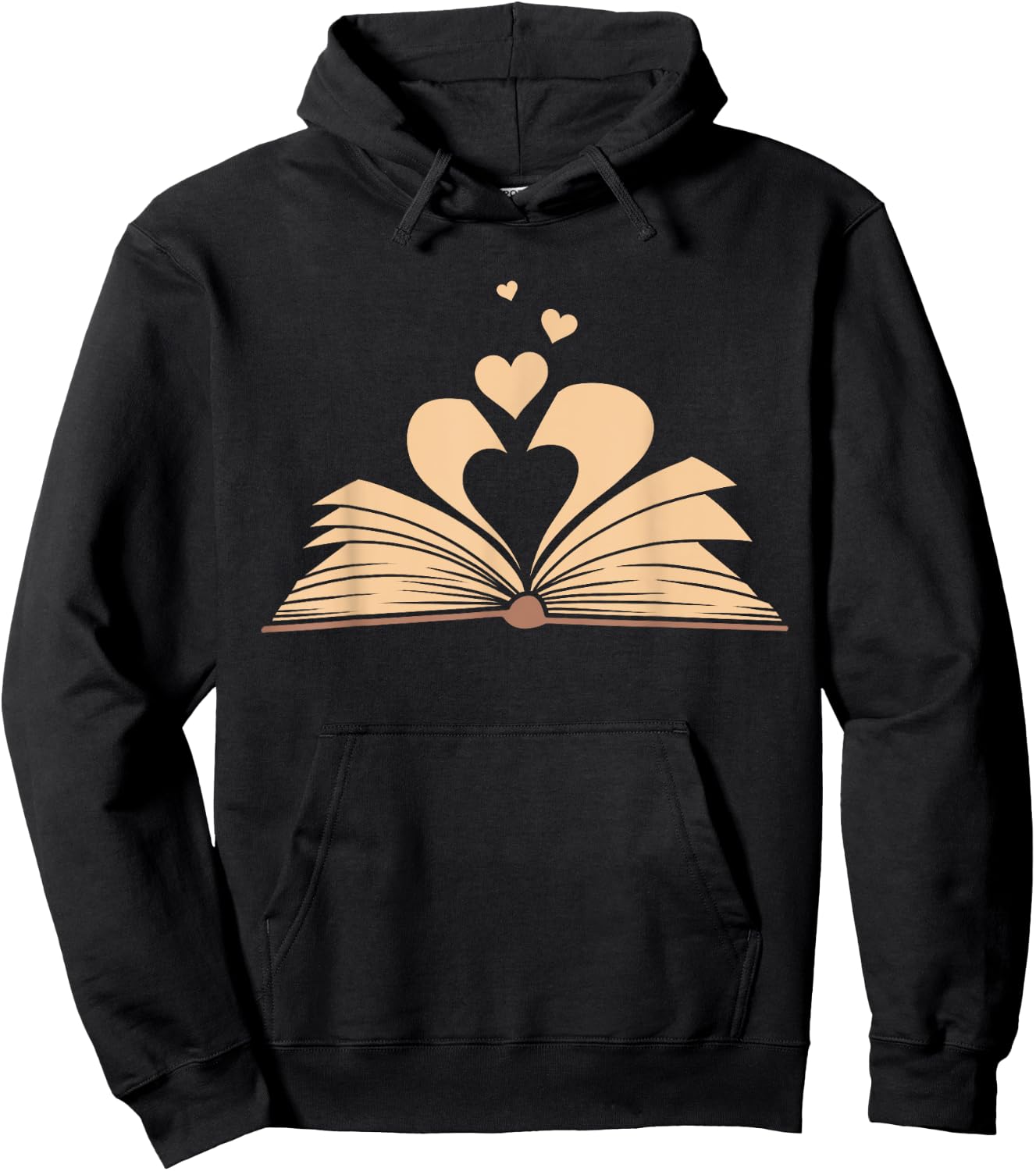 Funny Book Lover Design Men Women Kids Bookworm Librarian Hoodie - Hoodie | Black