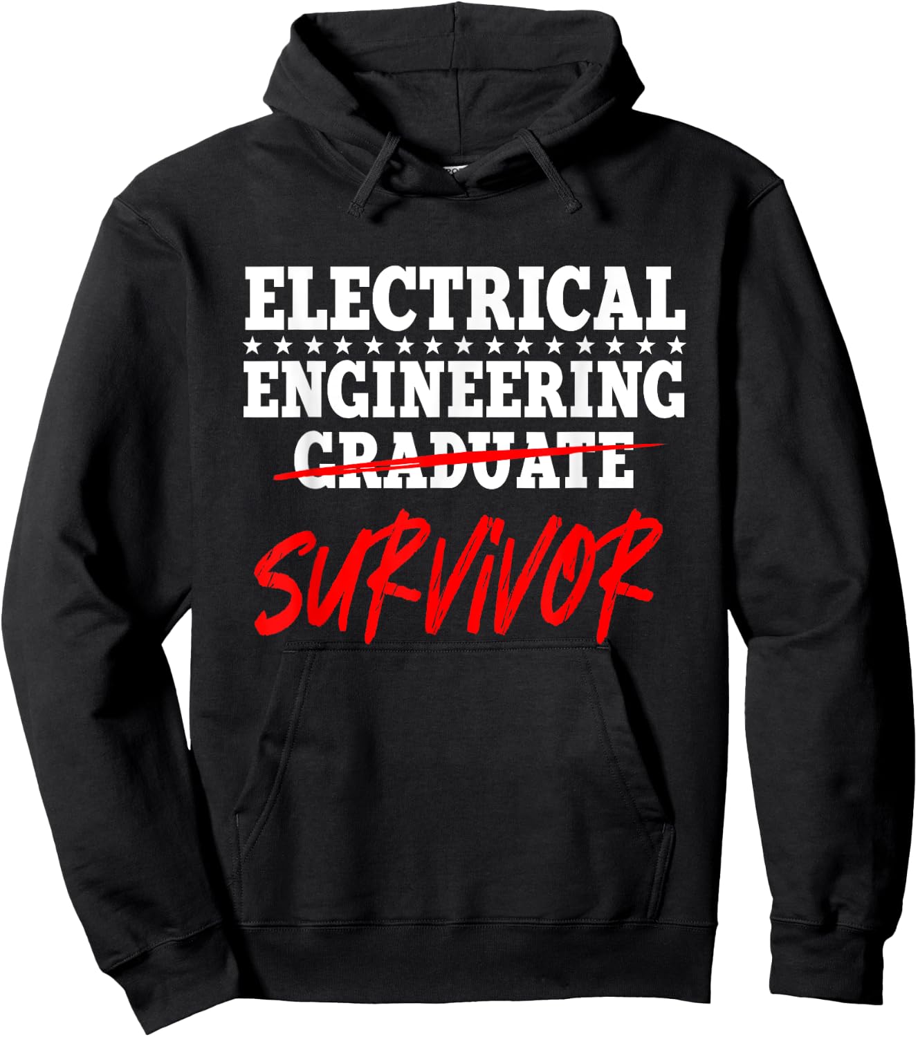 Electrical Engineering Graduate Survivor Engineer Hoodie - Hoodie | Black