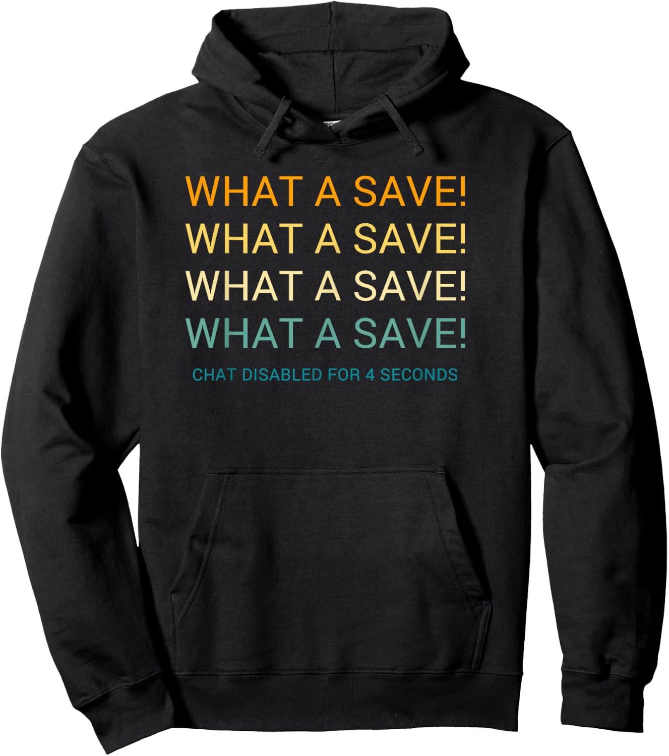 Vintage What A Save Chat Disabled Rocket Soccer Game Hoodie - Hoodie | Black