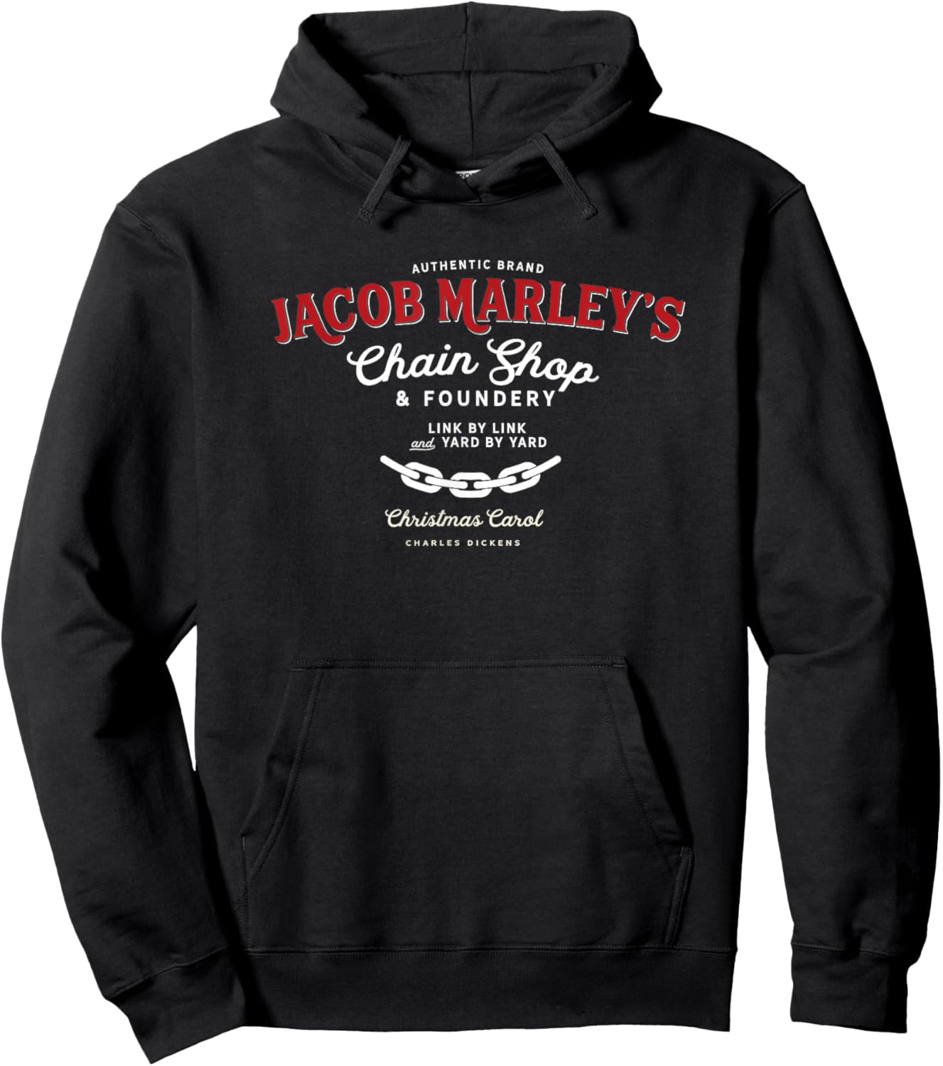 Christmas Carol, Jacob Marley Novelty, Holiday, Tradition Hoodie - Hoodie | Black