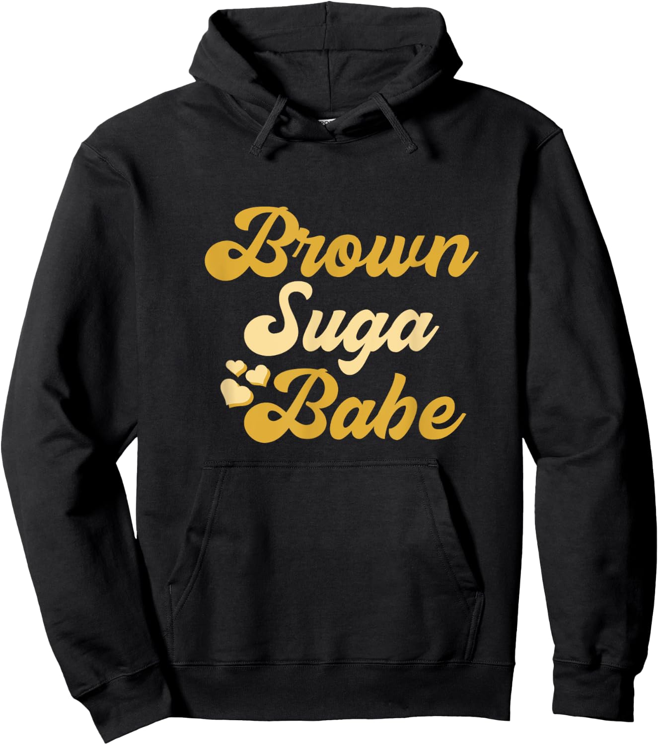 Brown Suga Babe Shirt, Melanin Hoodie - Hoodie | Black