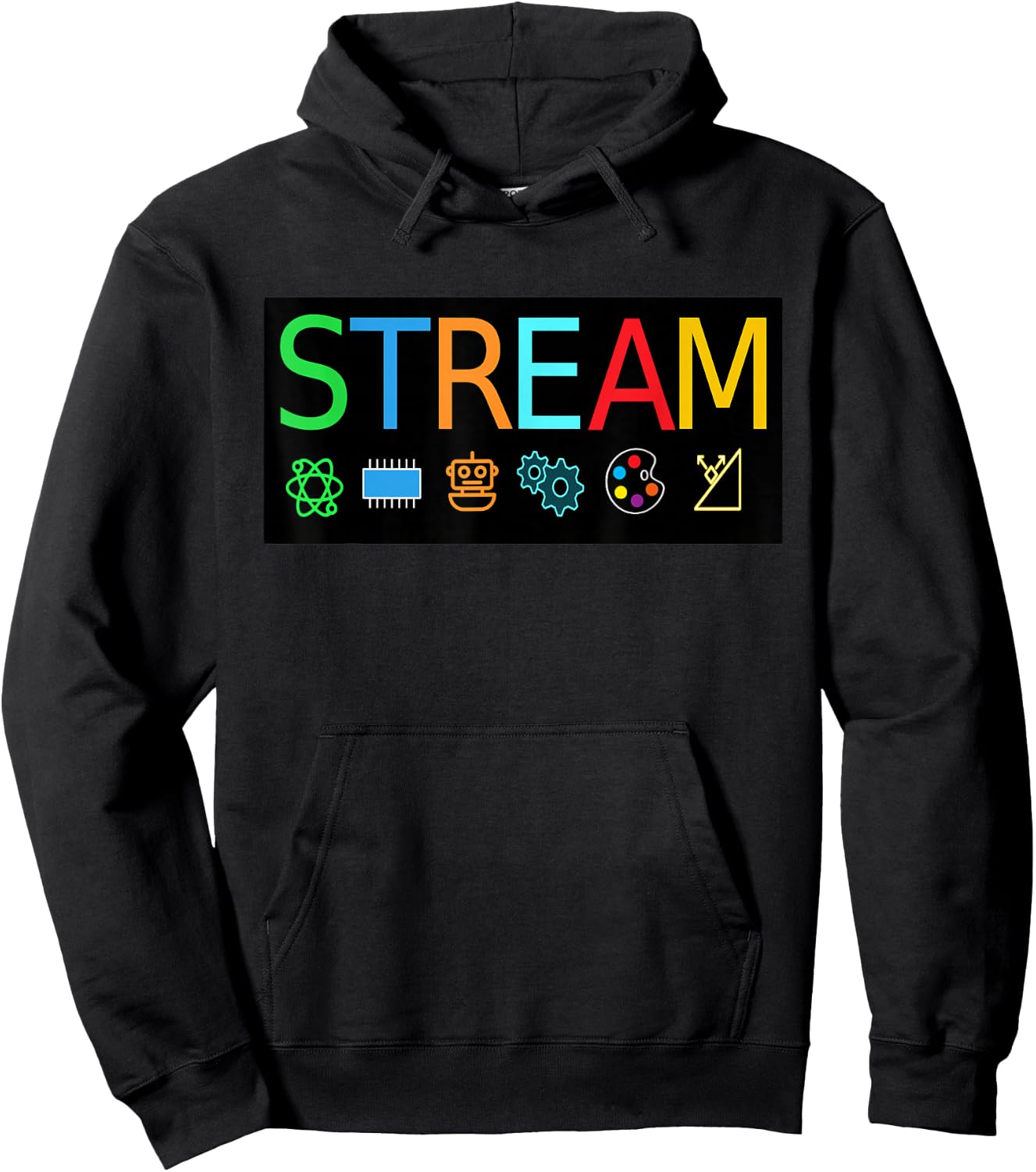 STREAM Technology Robotics Shirt for Teachers and Students Hoodie - Hoodie | Black