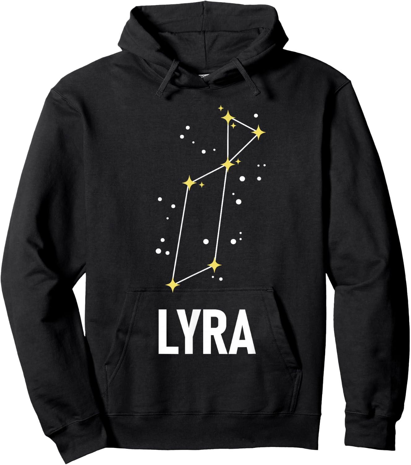 Lyra - Stars Constellation Stargazing Astrology Stargazer Hoodie - Hoodie | Black