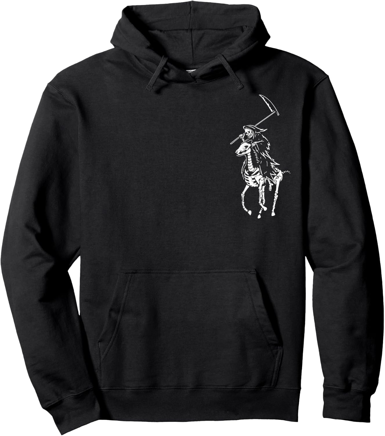 Polo Grim Reaper Vintage Death Hoodie - Hoodie | Black