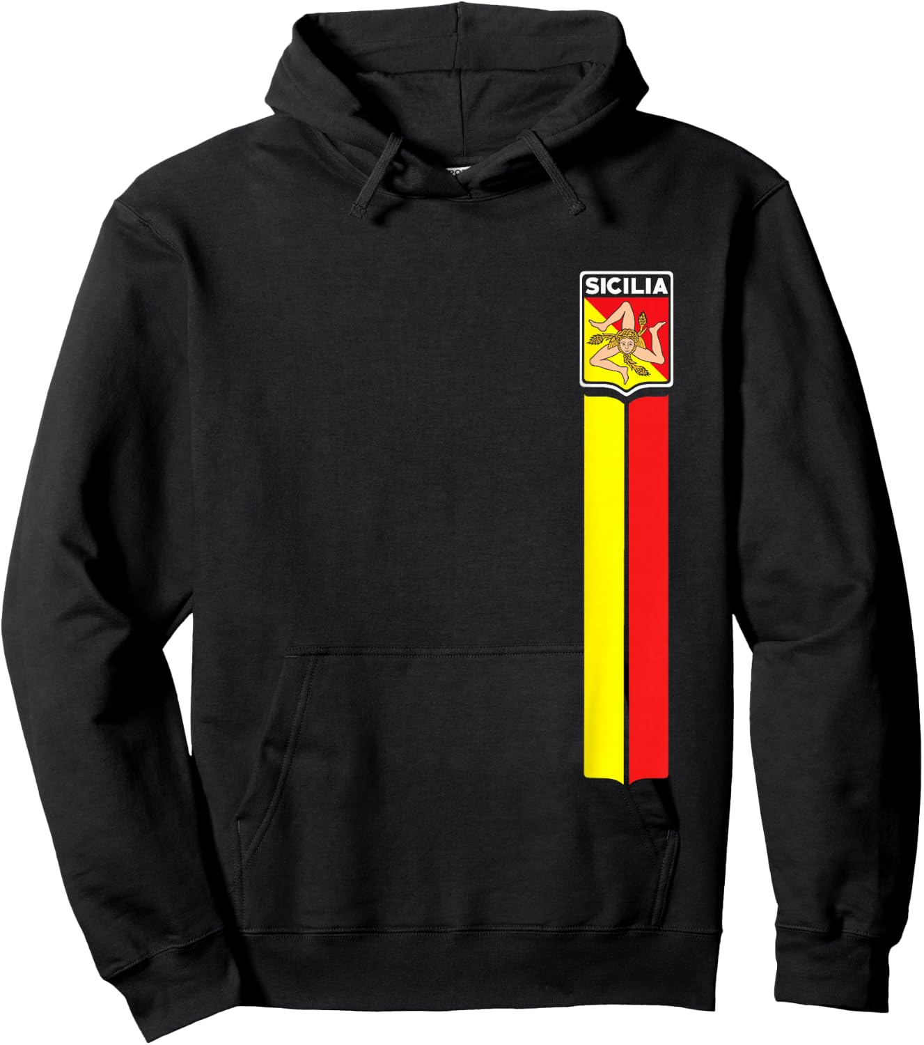 Sicilian Flag Hoodie - Hoodie | Black