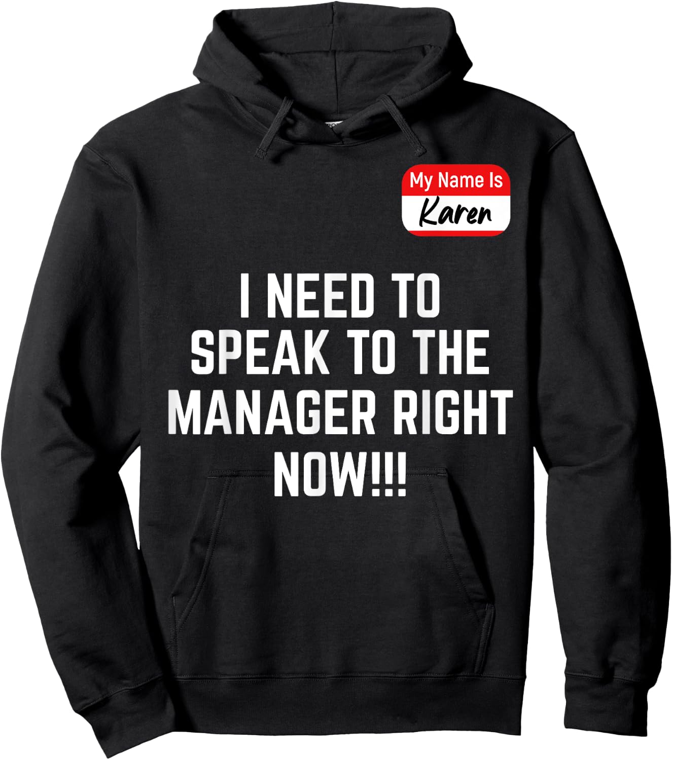 Karen Halloween Costume Speak To The Manager Right Now Women Hoodie - Hoodie | Black