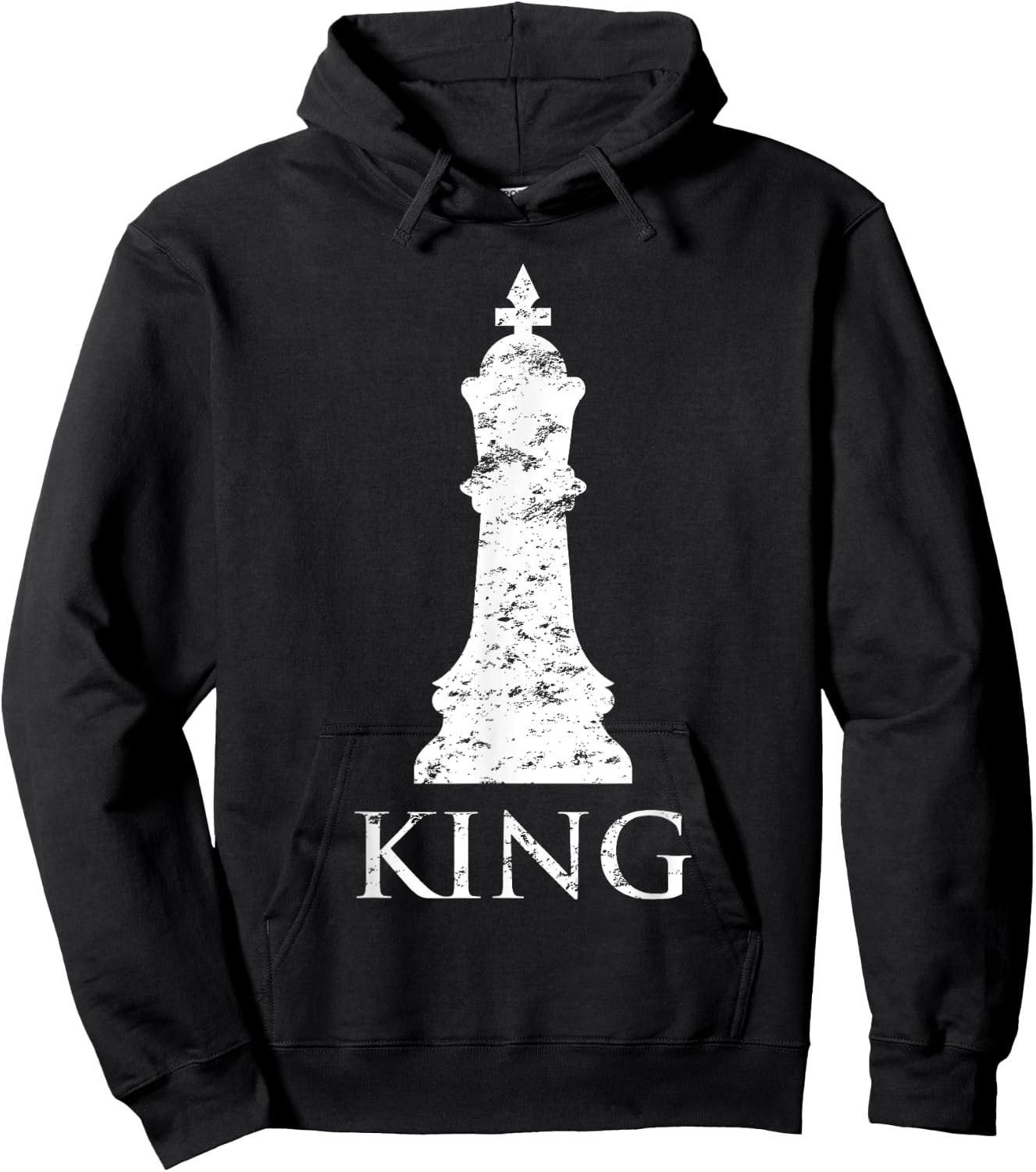 Funny Chess Pieces King Chess player Checkmate Hoodie - Hoodie | Black