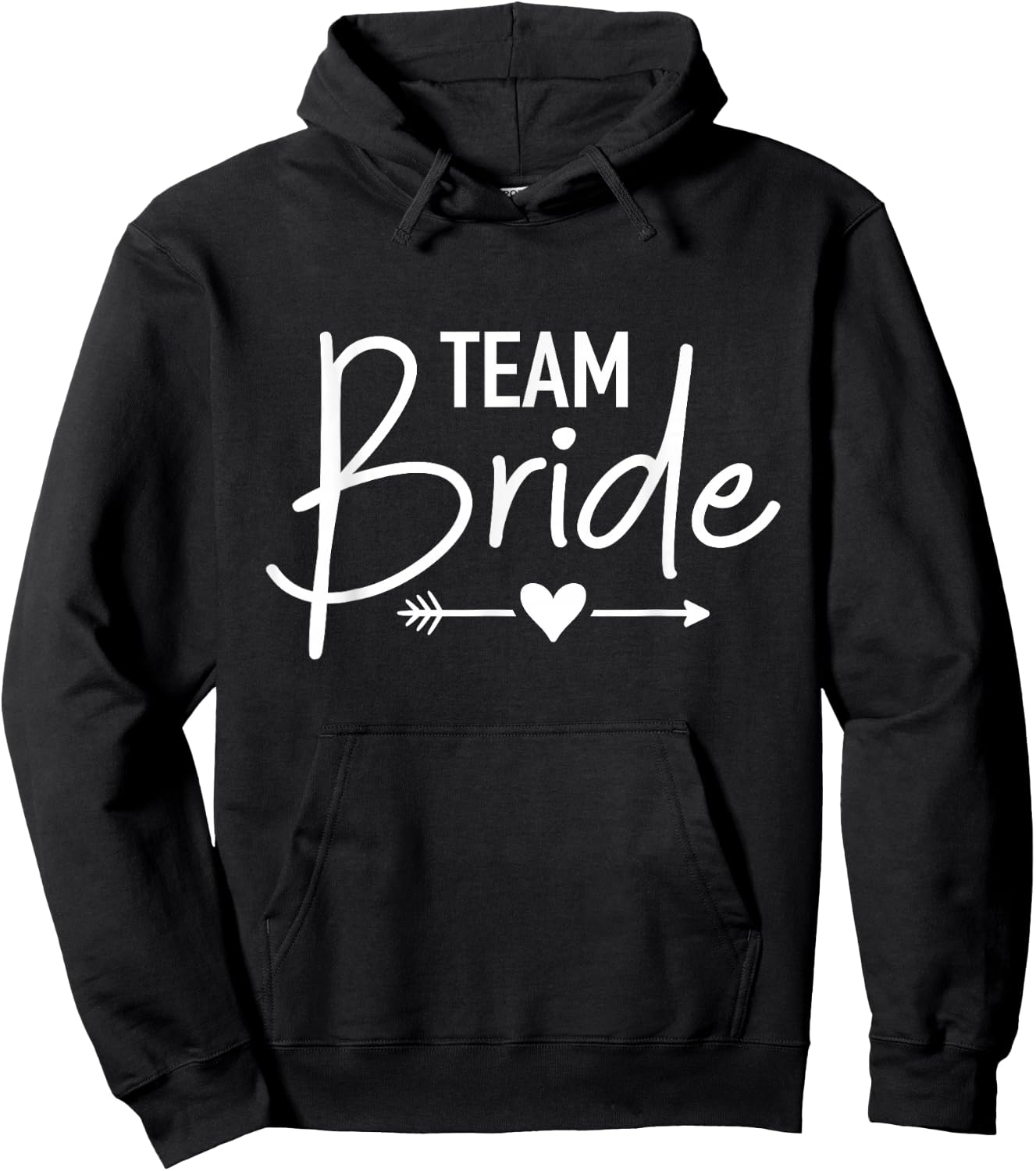Team Bride Bachelorette Party Hoodie - Hoodie | Black