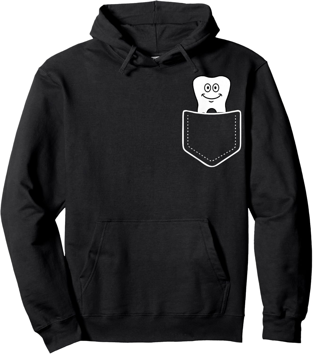 funny tooth pocket, Tooth Dental Assistant Hoodie - Hoodie | Black