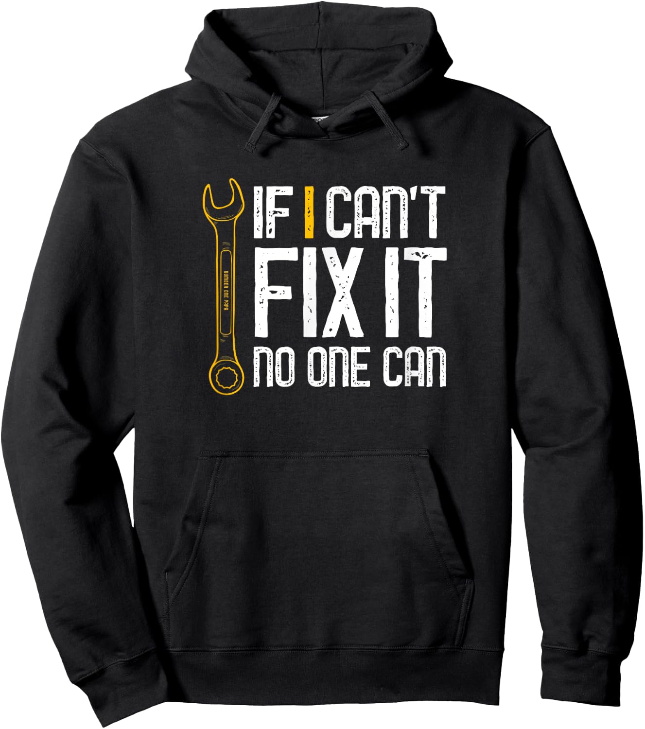 If I Cant Fix It No One Can Shirt Fathers Day Gift Hoodie - Hoodie | Black