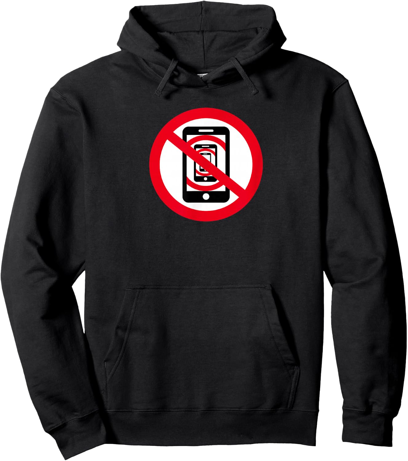 Funny No Cell Phone Library Hoodie - Hoodie | Black