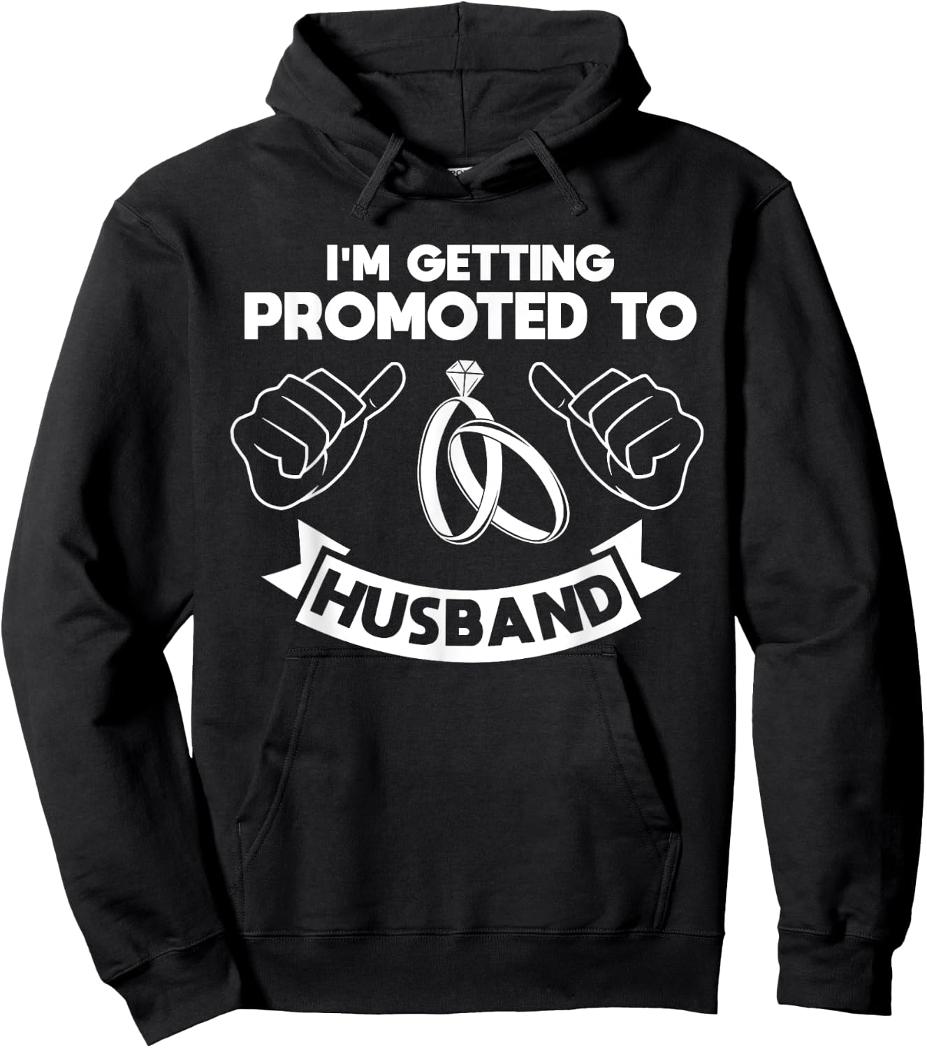 Groom Fiancé Bachelor Prewedding Party Best Man Groomsmen Hoodie - Hoodie | Black