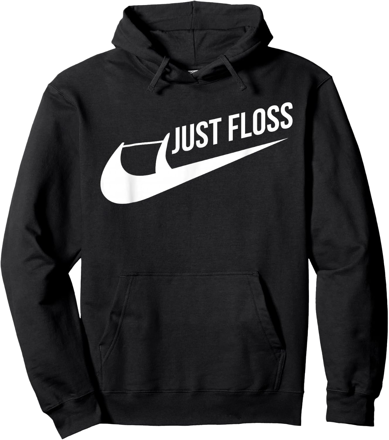 Just Floss Funny Dental Office Dental Hygienist Hoodie - Hoodie | Black