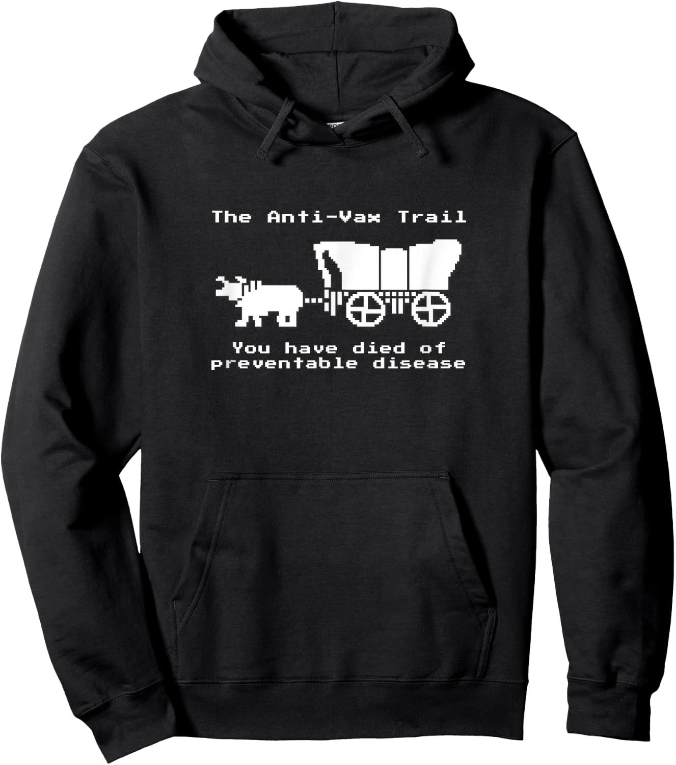 The Anti-Vax Trail Pro Vax Vaccination Hoodie - Hoodie | Black