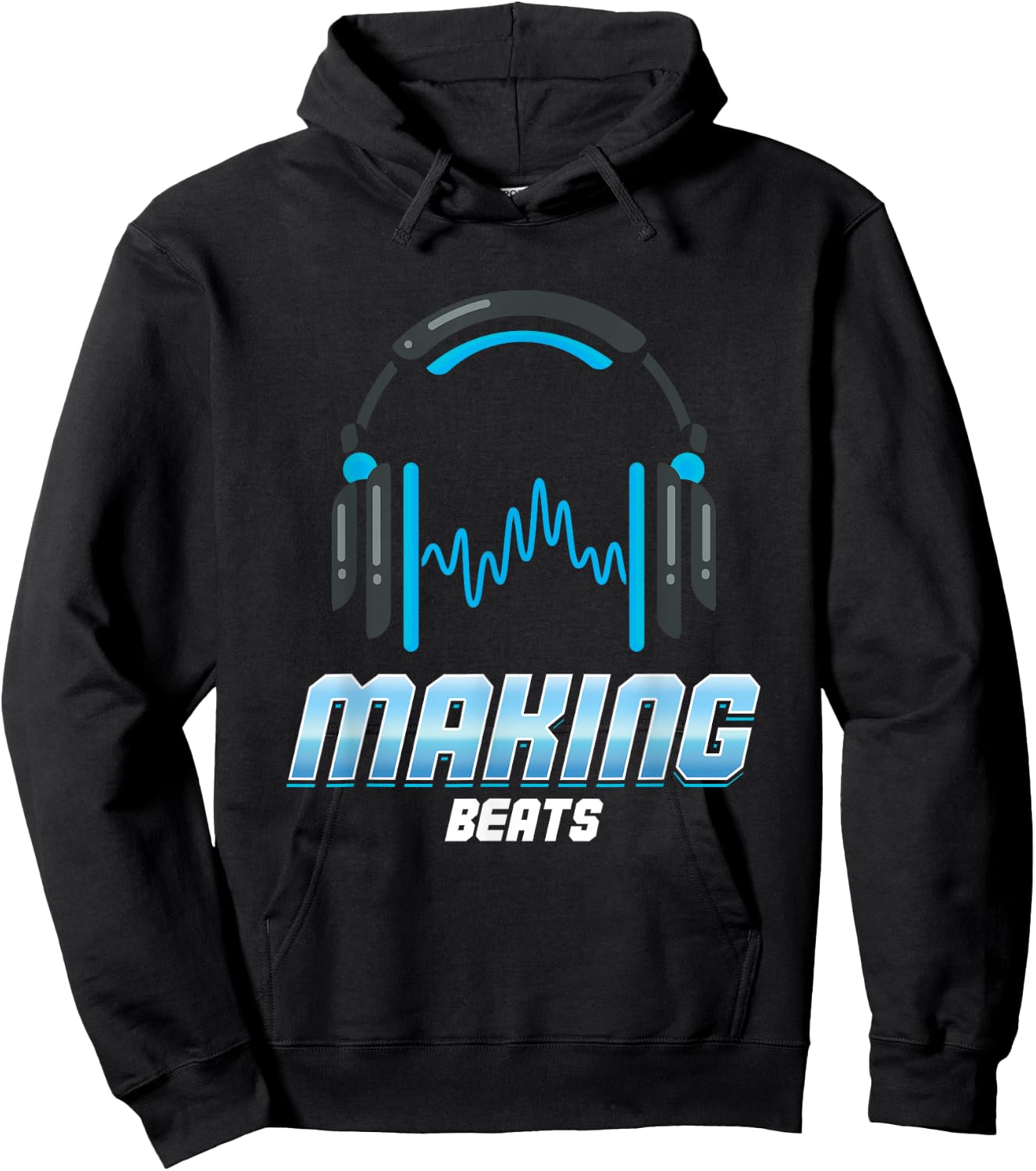 Making Beats Headphones | Music DJ | Dancing Beats Hoodie - Hoodie | Black