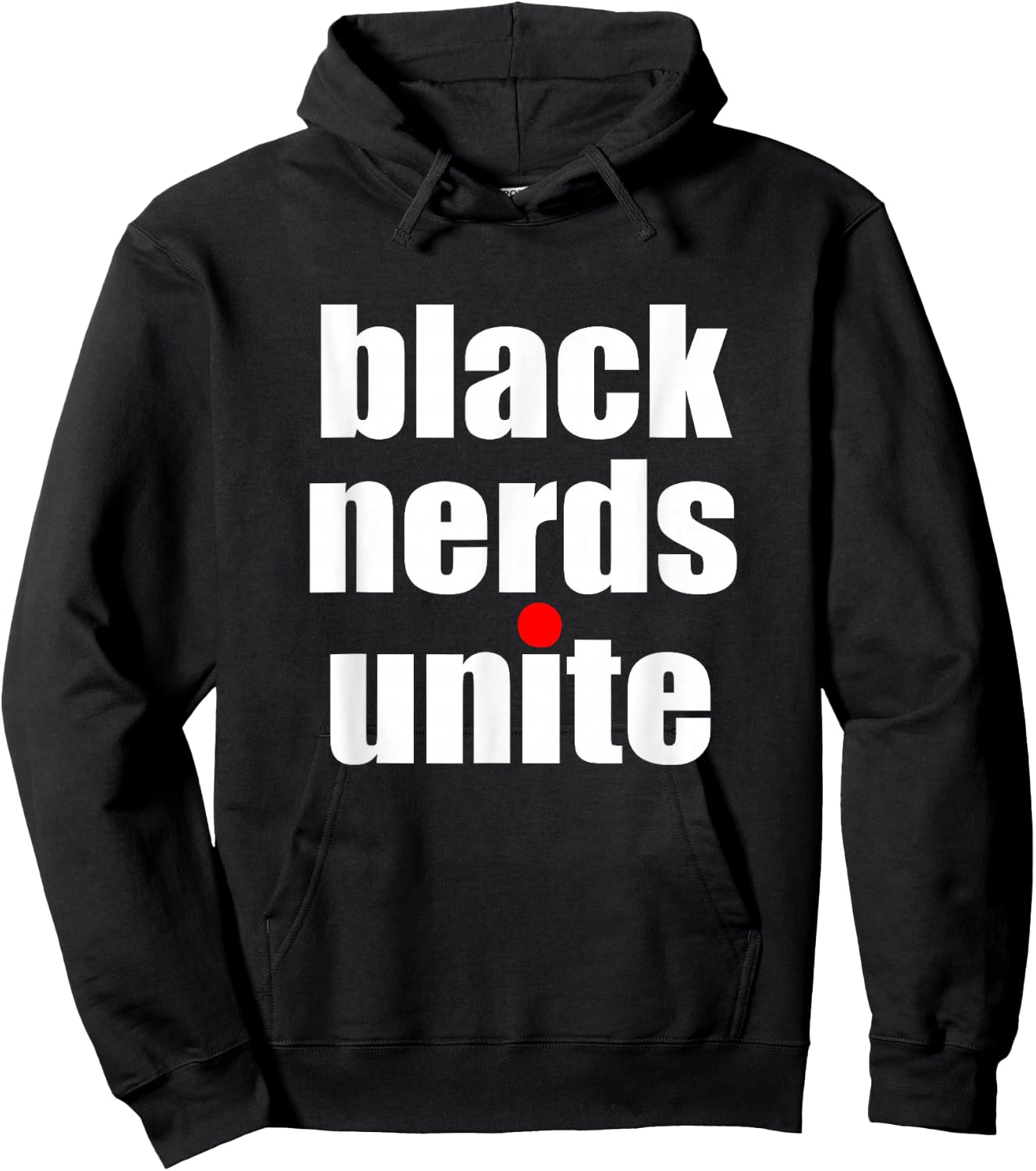 Black Nerds Unite Educated and Black Geek Pride Hoodie - Hoodie | Black