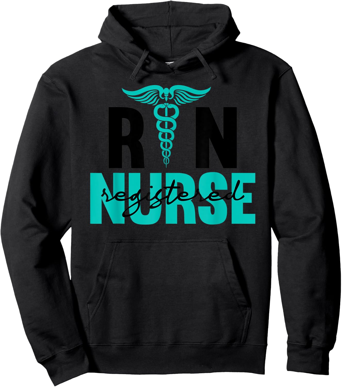 RN Nurse Registered Nurse Life Nursing School Women Hoodie - Hoodie | Black
