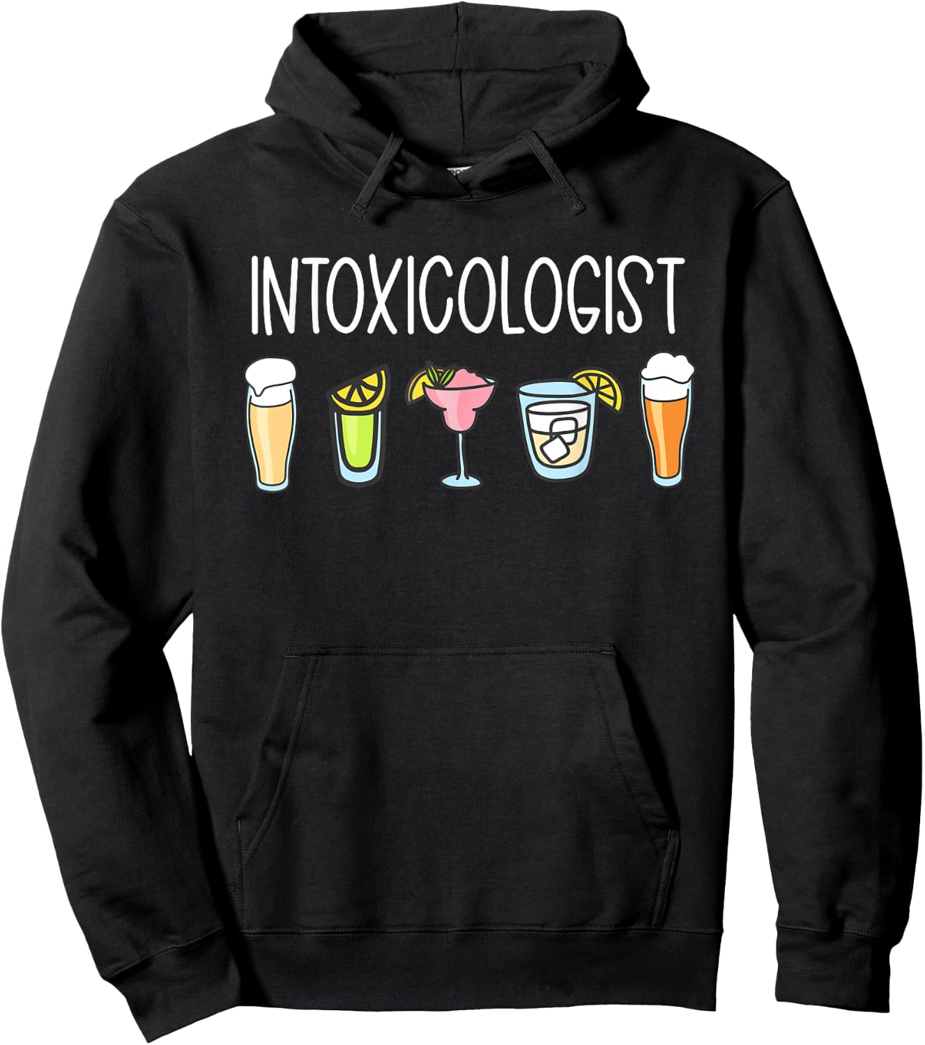 Funny Bartender Drinks Intoxicologist Bartending Hoodie - Hoodie | Black