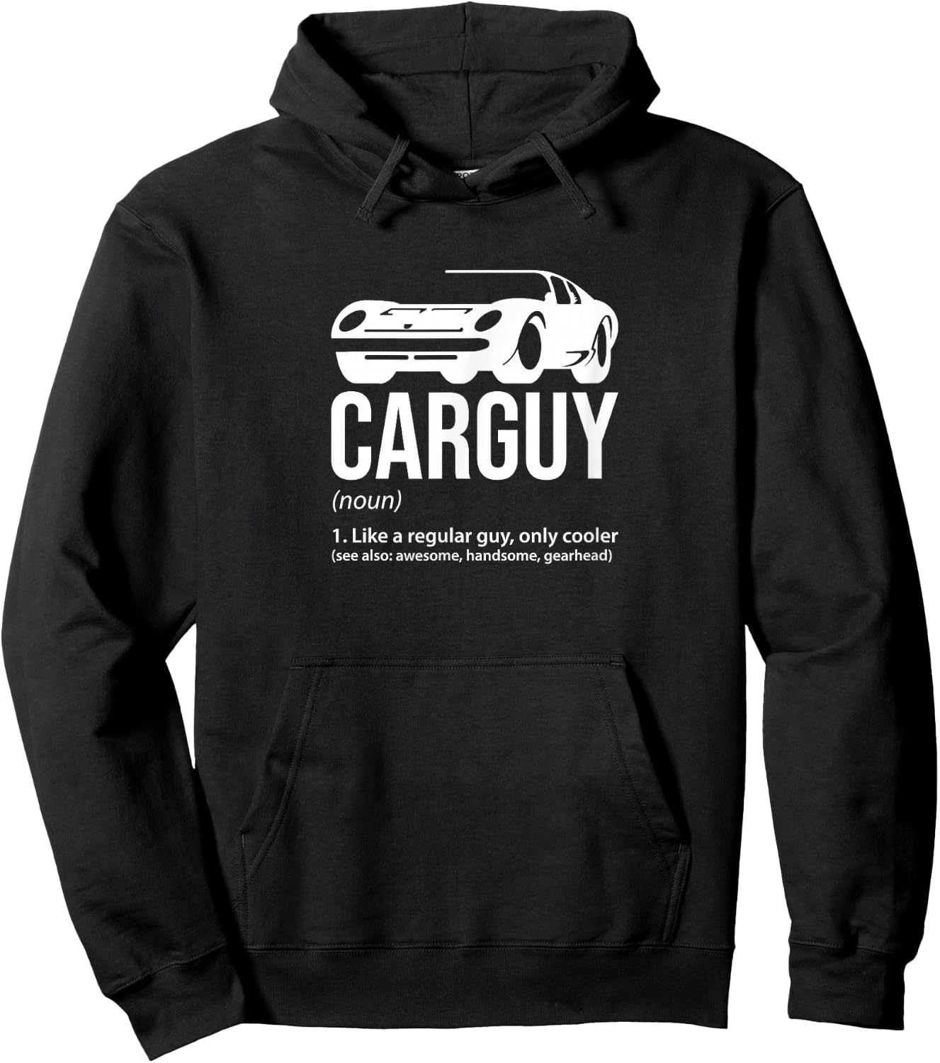 Motor Car Mechanics Guy funny Gear Head Hoodie - Hoodie | Black