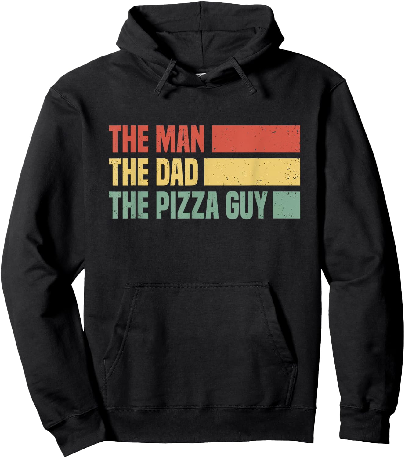 Pizza delivery Guy - Design for Pizza Lovers Hoodie - Hoodie | Black