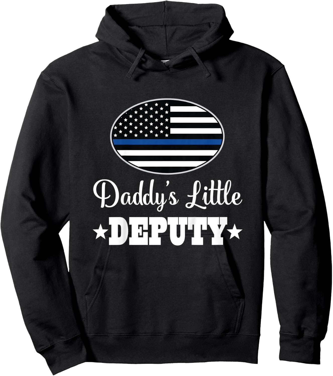 Kids Sheriff Deputy Son Hoodie - Hoodie | Black