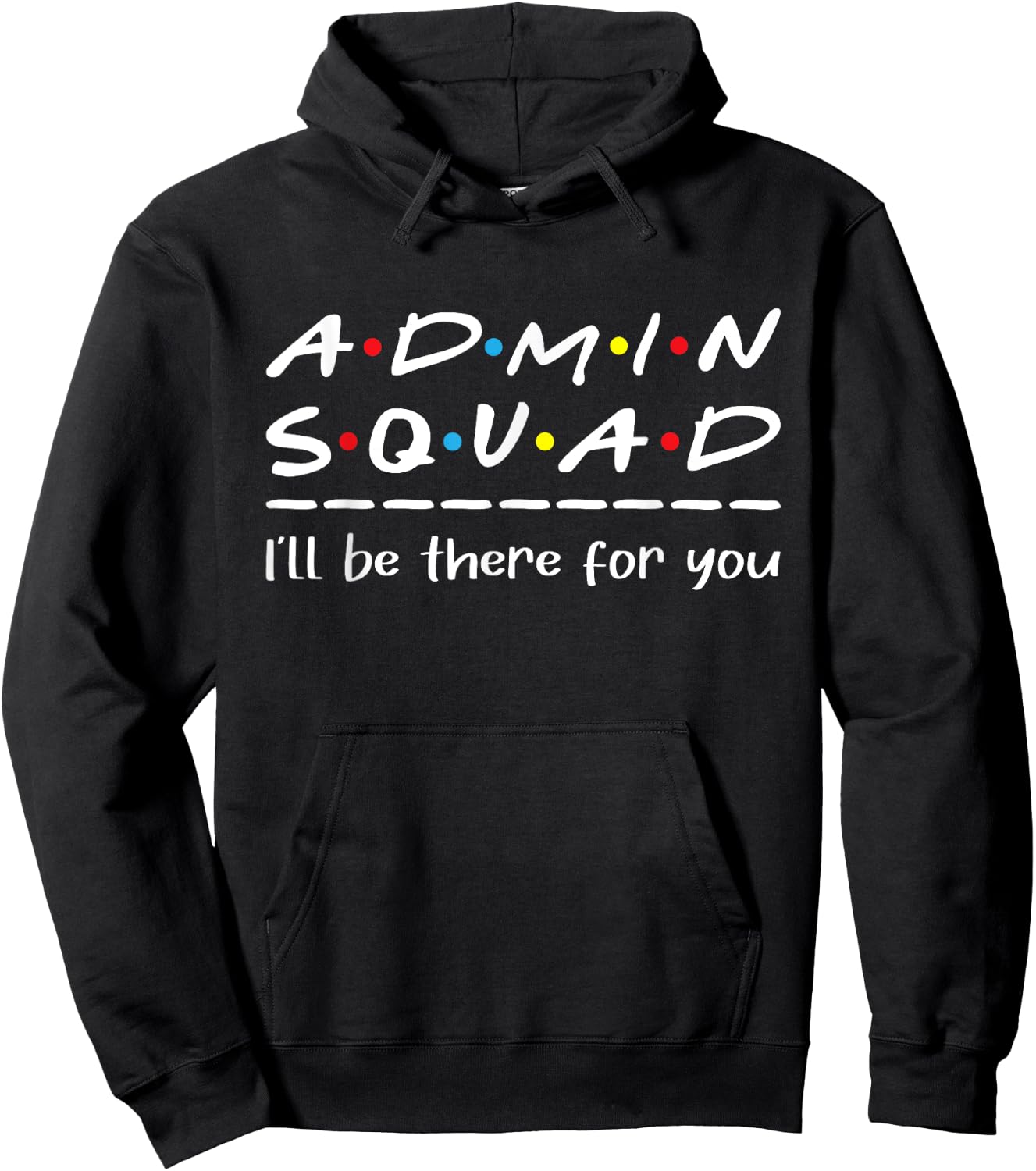 Admin Squad - Administrative Assistant Office Secretary Hoodie - Hoodie | Black