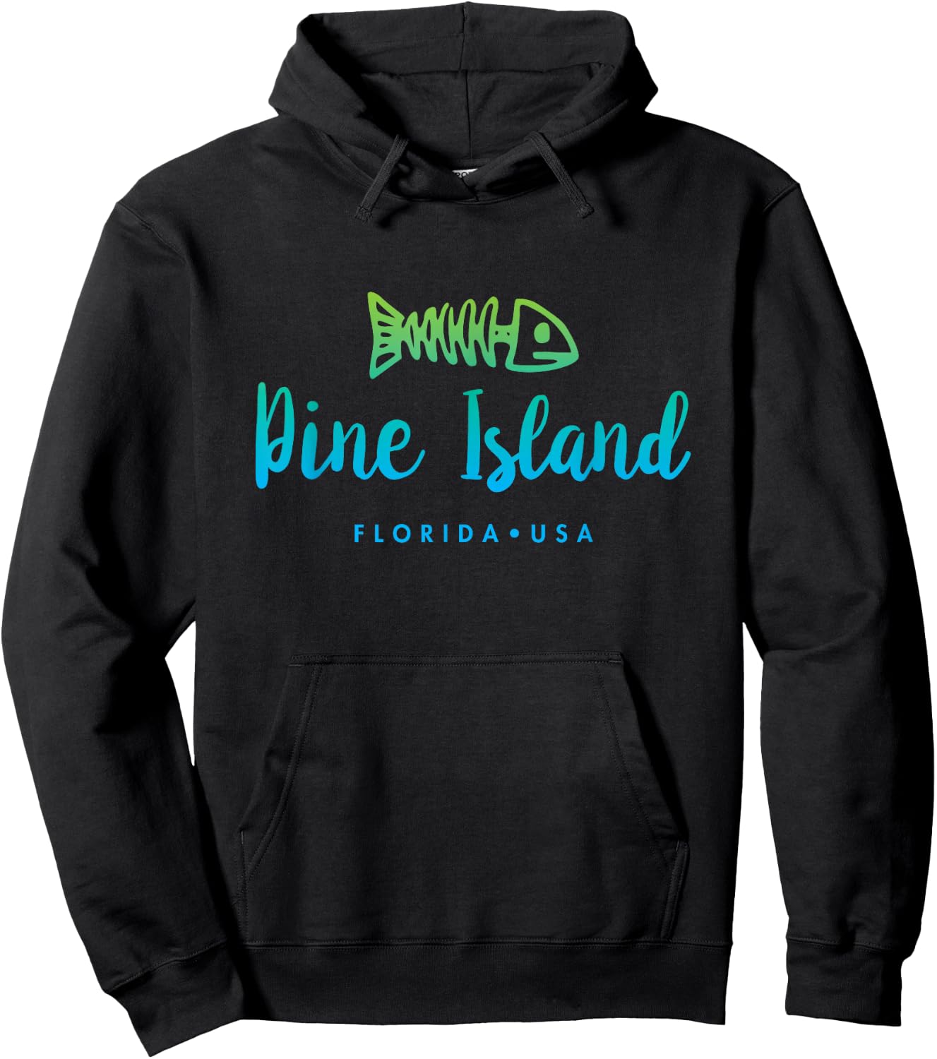 Pine Island Florida Hoodie - Hoodie | Black
