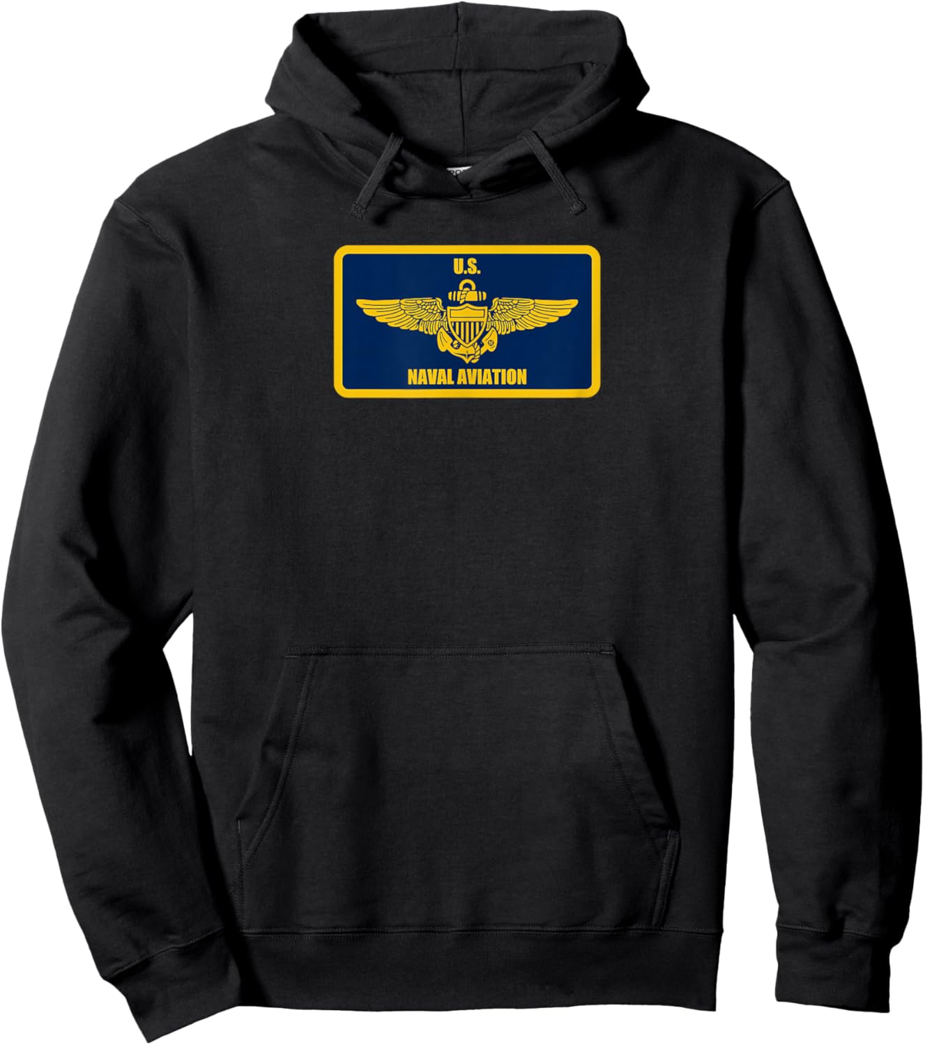 US Naval Aviation Patch Hoodie - Hoodie | Black
