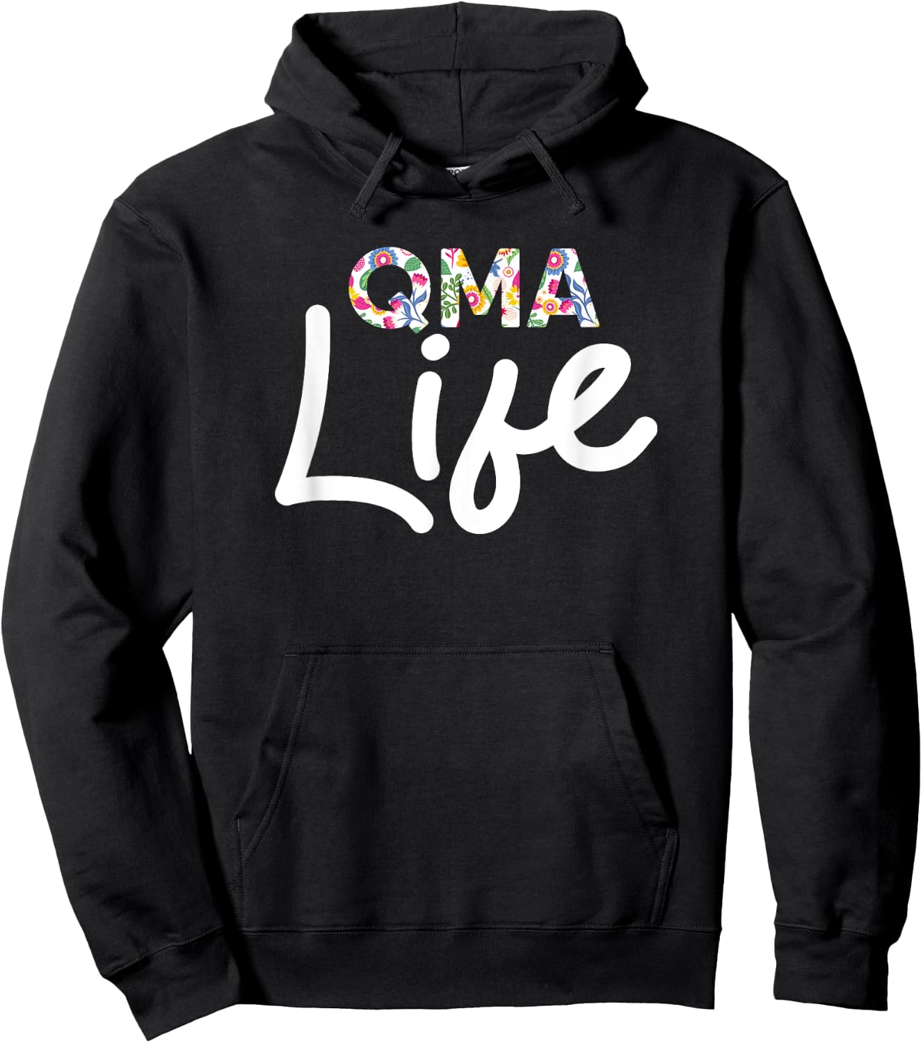 QMA Life Nursing Healthcare Nurse Week Medication Aide Hoodie - Hoodie | Black