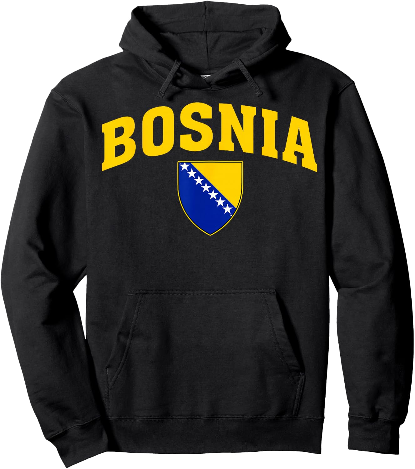 Bosnia Gift Flag Bosnia Vintage Herzegovina Sarajevo Hoodie - Hoodie | Black