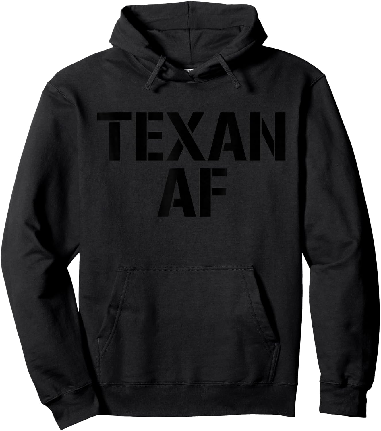Texan AF As Fuck Hoodie - Hoodie | Black