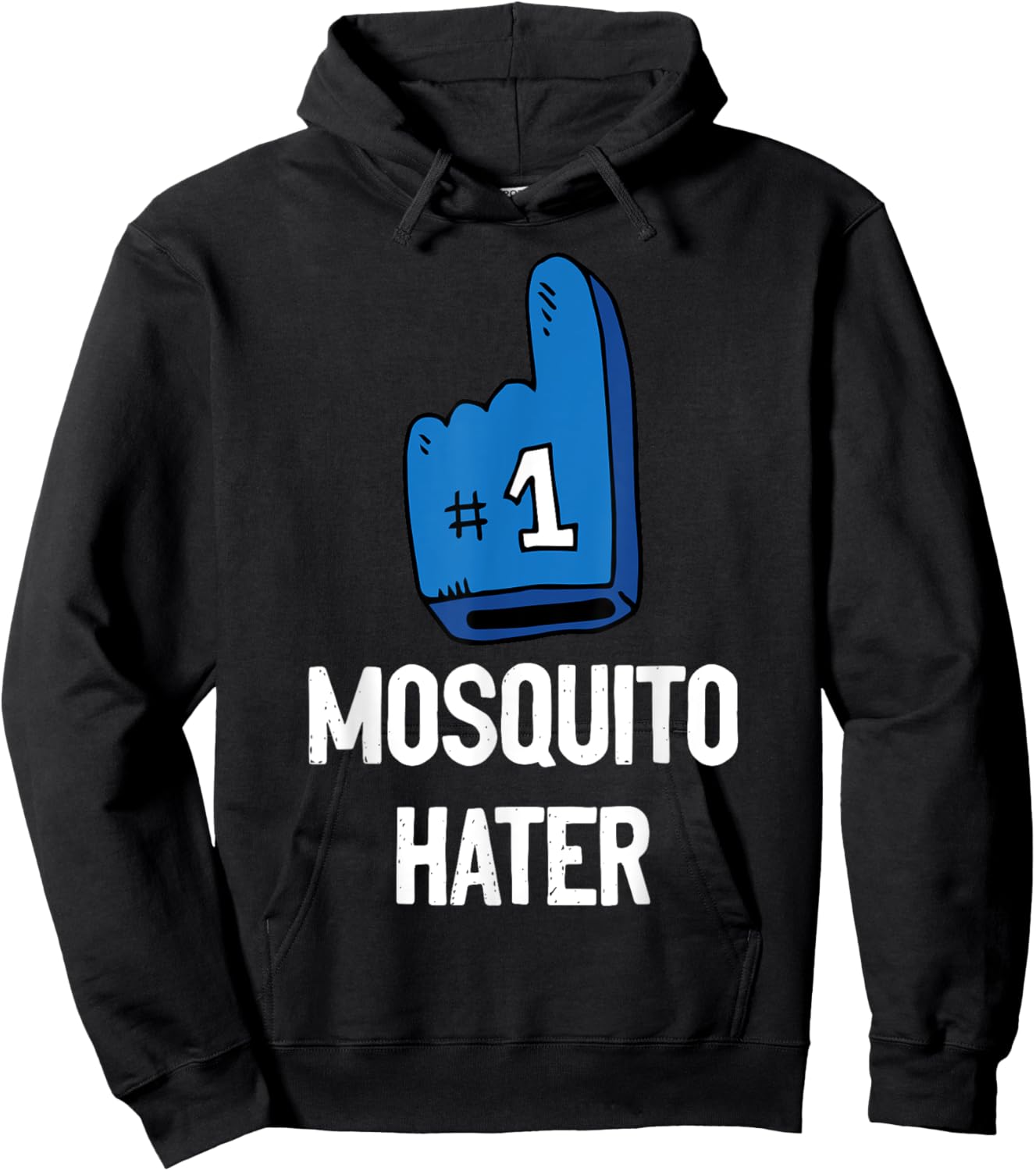 Number One Mosquito Hater - Funny I Hate Bugs and Mosquitos Hoodie - Hoodie | Black