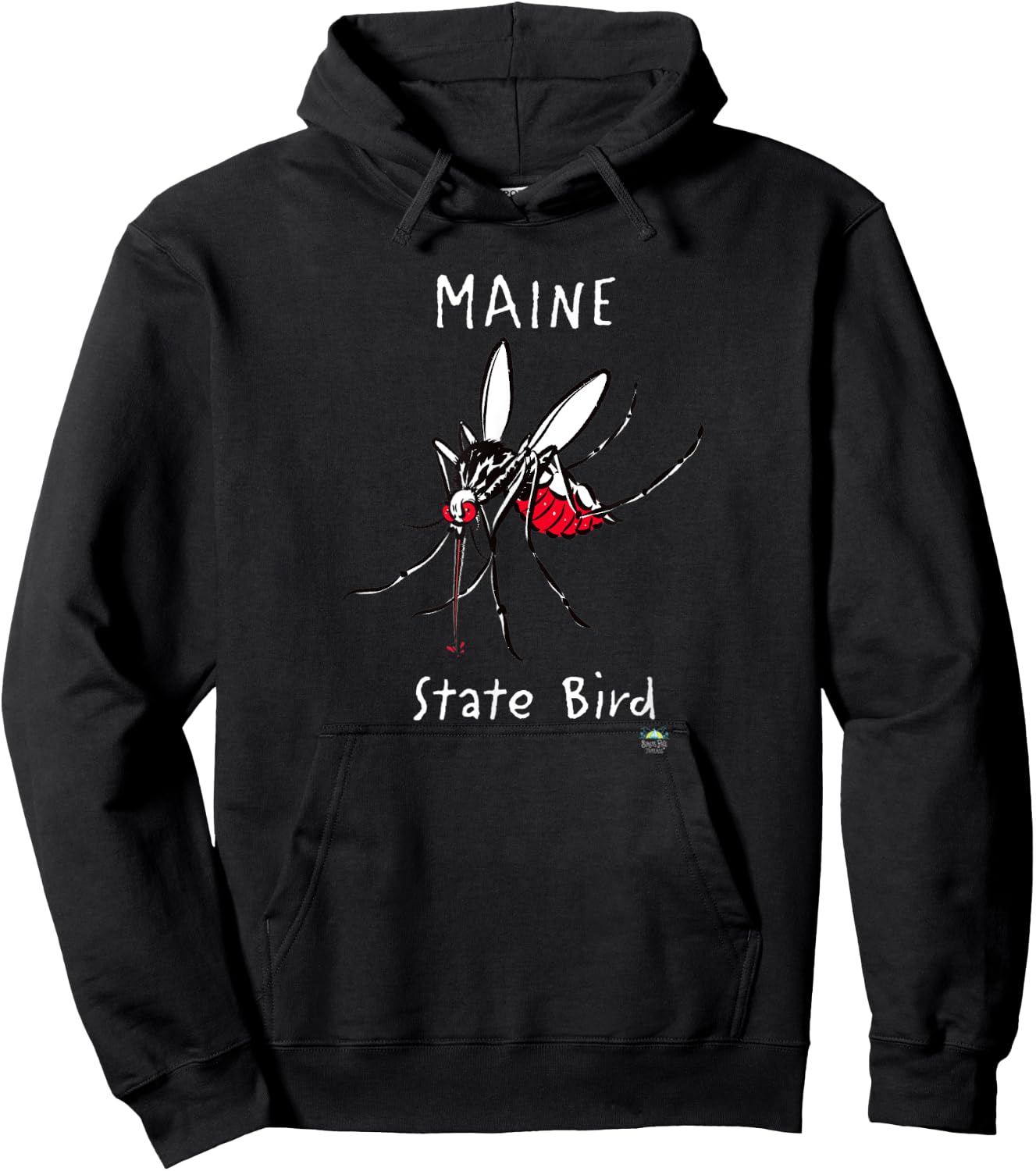 Maine State Bird The Mosquito Hoodie - Hoodie | Black