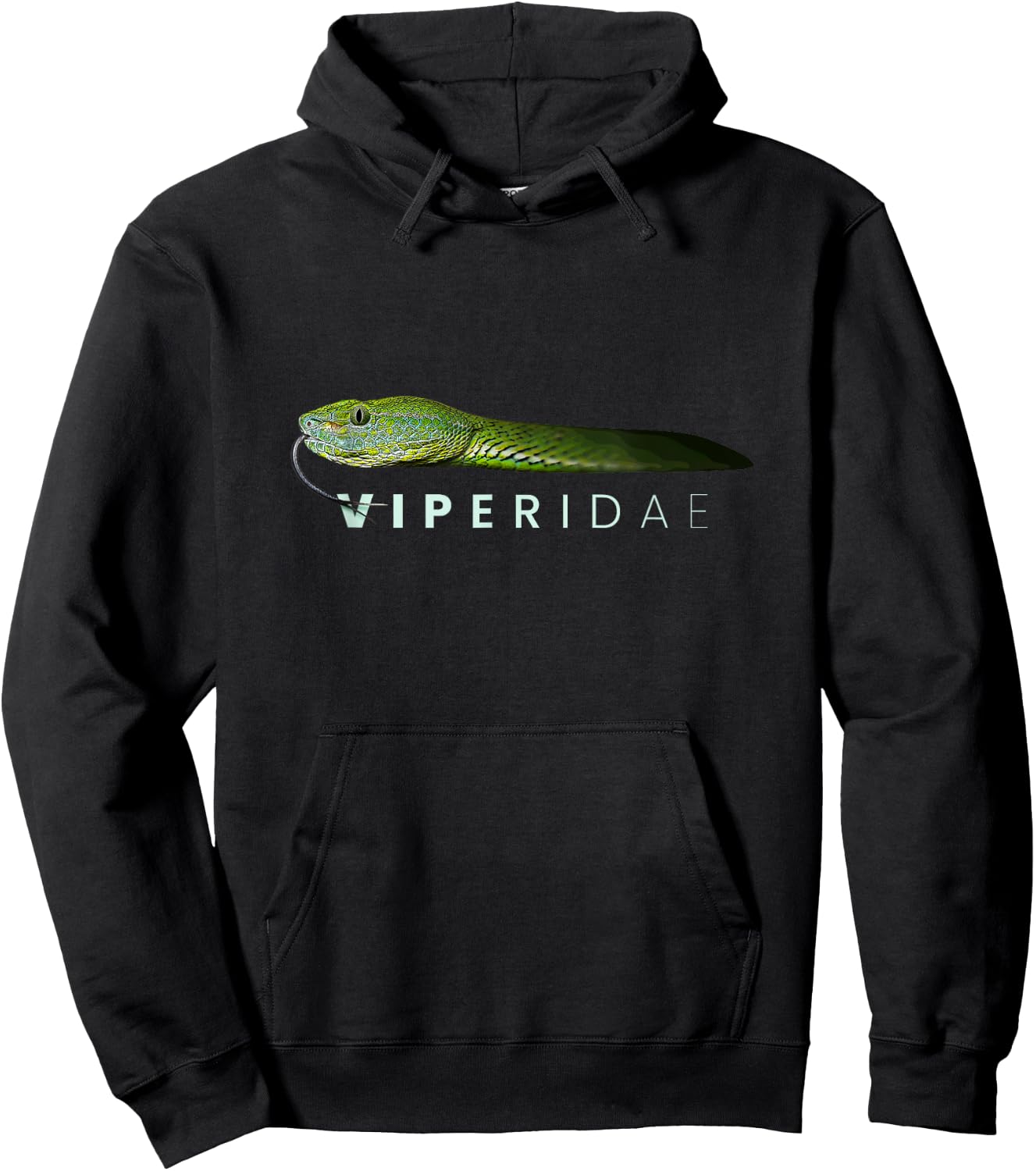 Viper Snake Reptile Animal Pet Lover | Davidsfeed Hoodie - Hoodie | Black