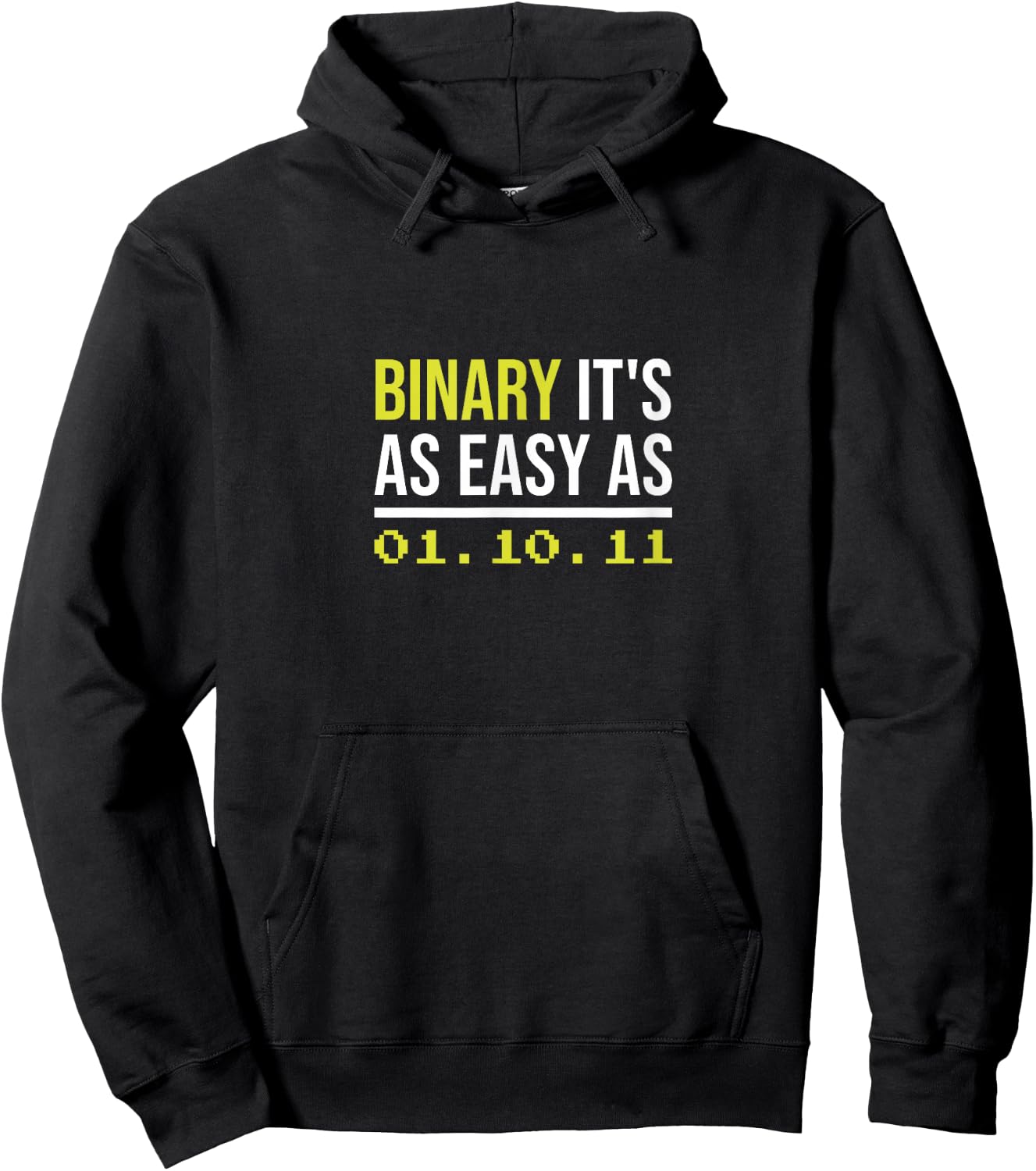 Binary it's as easy as Hoodie - Hoodie | Black