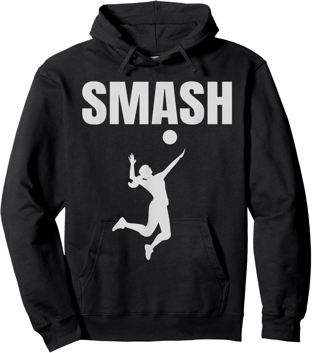 Smash Volleyball Player Spiker Net School Life Hoodie - Hoodie | Black