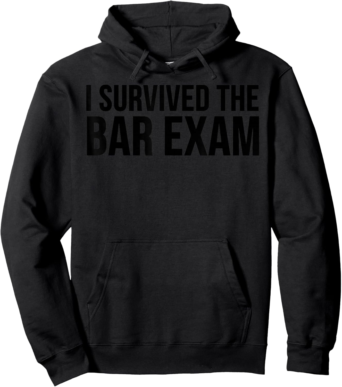 Ich habe die Anwaltsprüfung überlebt - Funny Lawyer Hoodie - Hoodie | Black