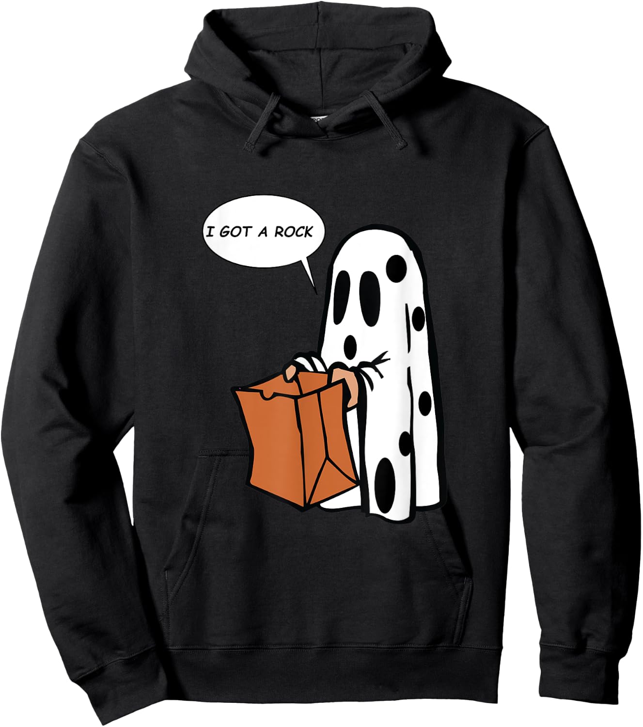 Halloween I Got A Rock Ghost Hoodie - Hoodie | Black