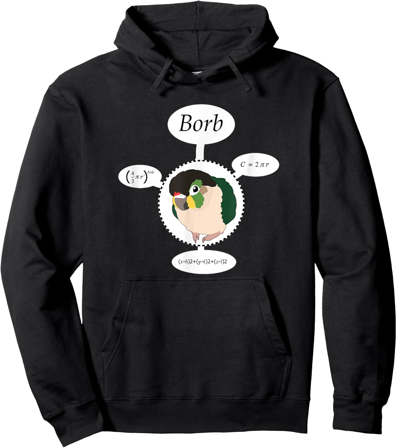 Borb Equation Hoodie - Hoodie | Black