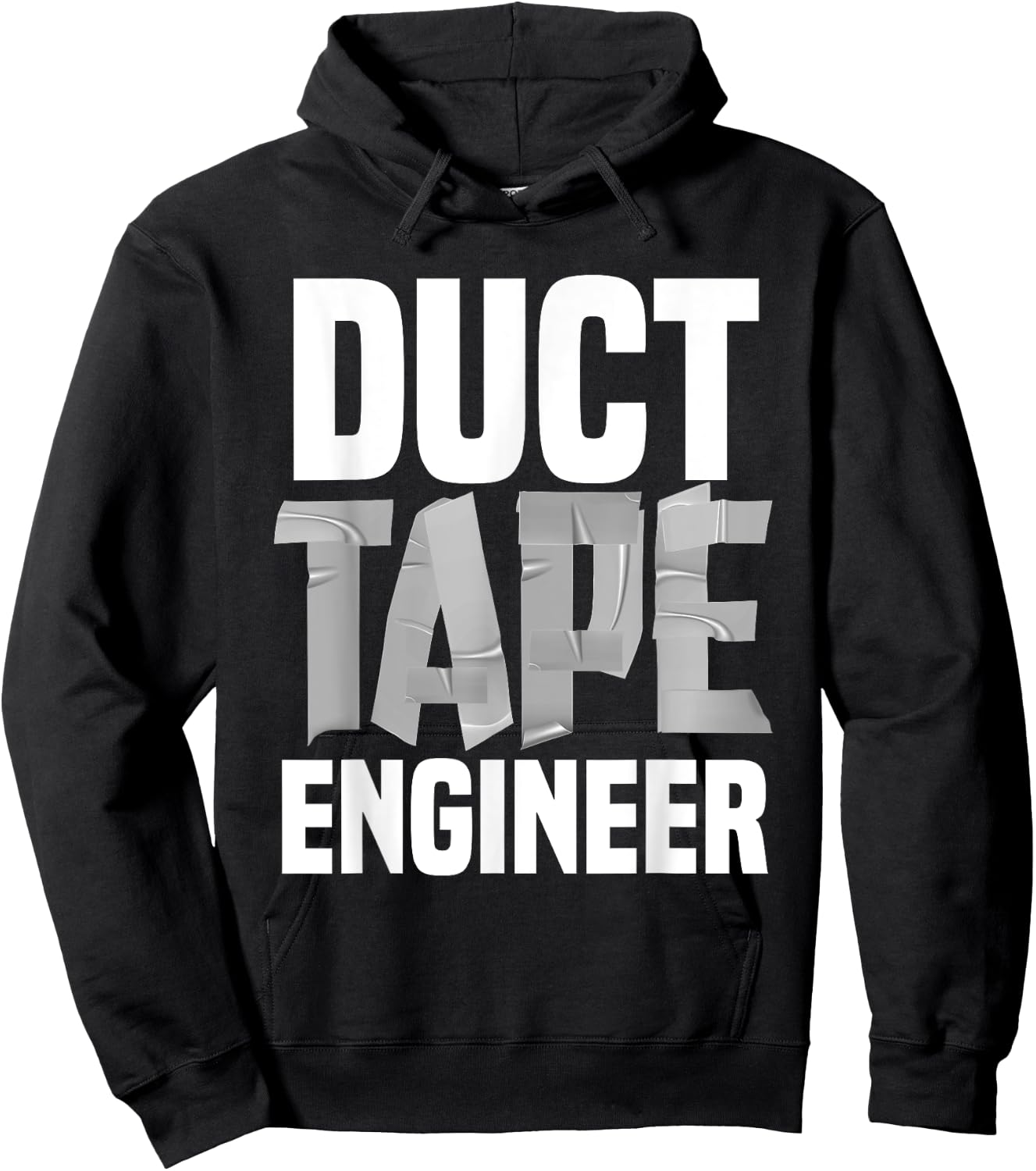Funny Duct Tape Engineer Women Tape Handyman Repair Hoodie - Hoodie | Black