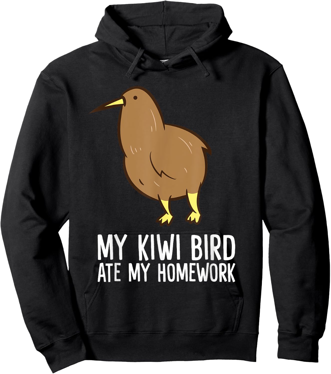 Sorry My Kiwi Ate My Homework Funny Kiwi Hoodie - Hoodie | Black