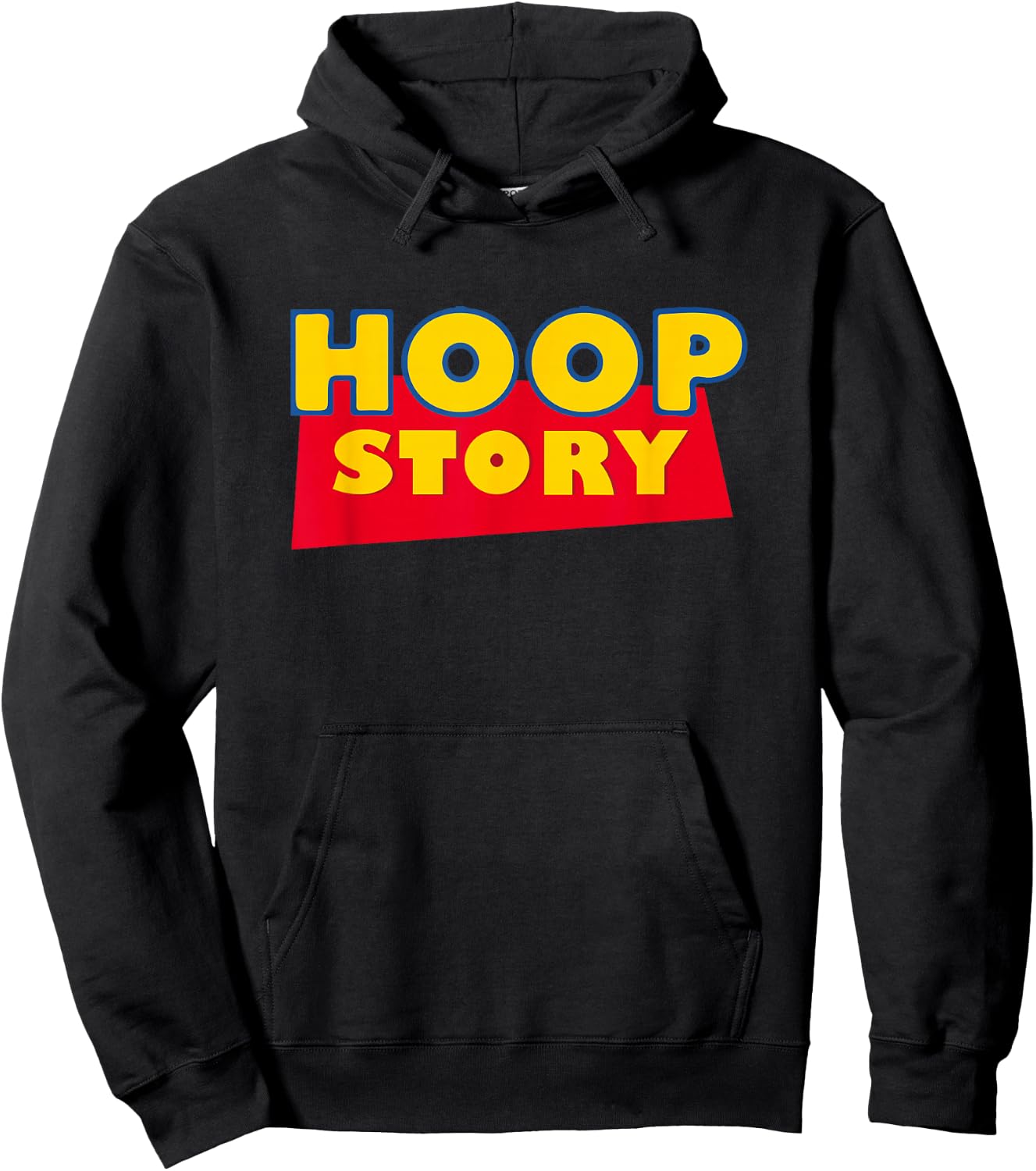 Hoop Story Basketball Fan Street Hoop Shirt Hoodie - Hoodie | Black