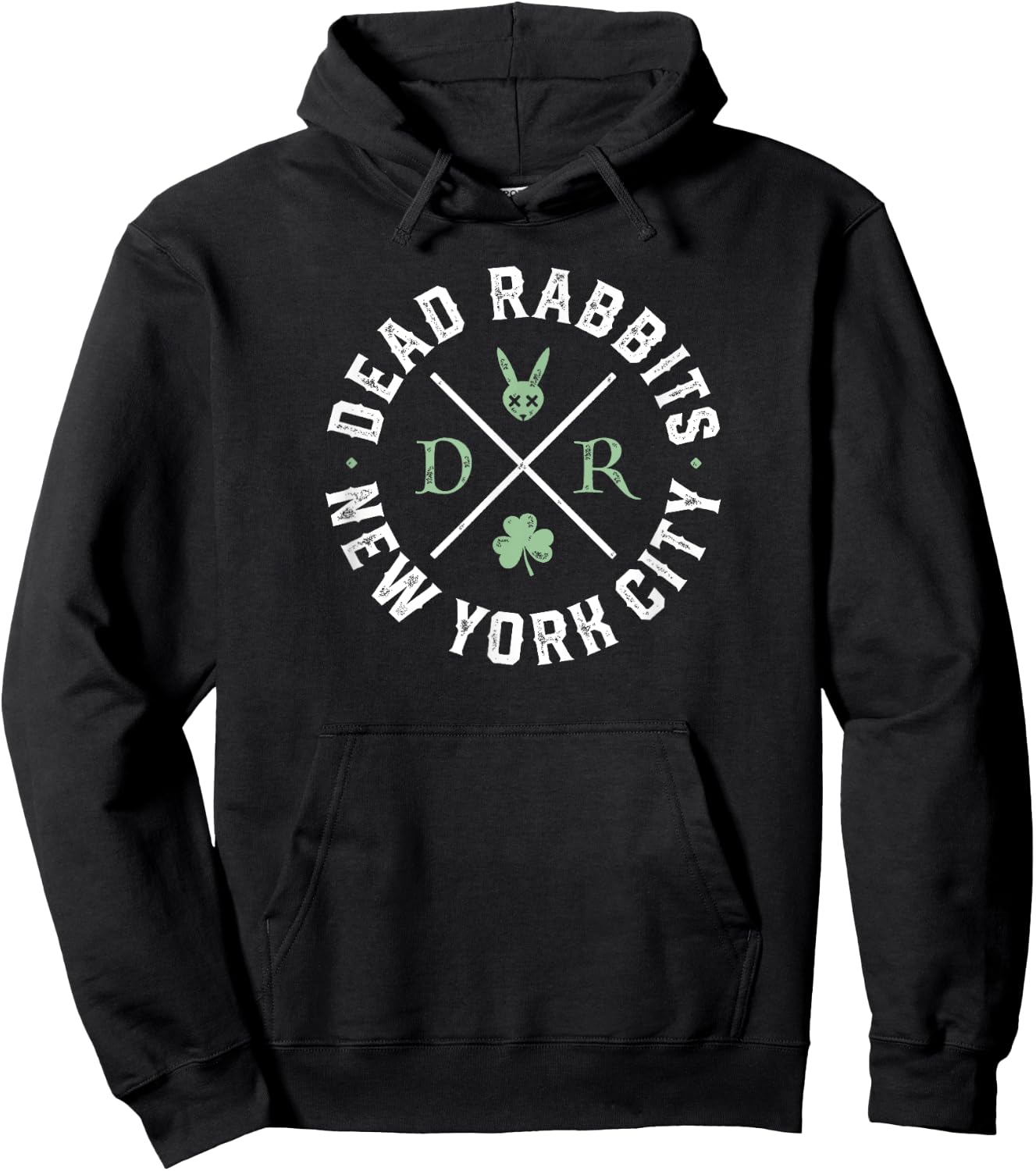 Dead Rabbits - New York City Irish American Vintage NYC Hoodie - Hoodie | Black