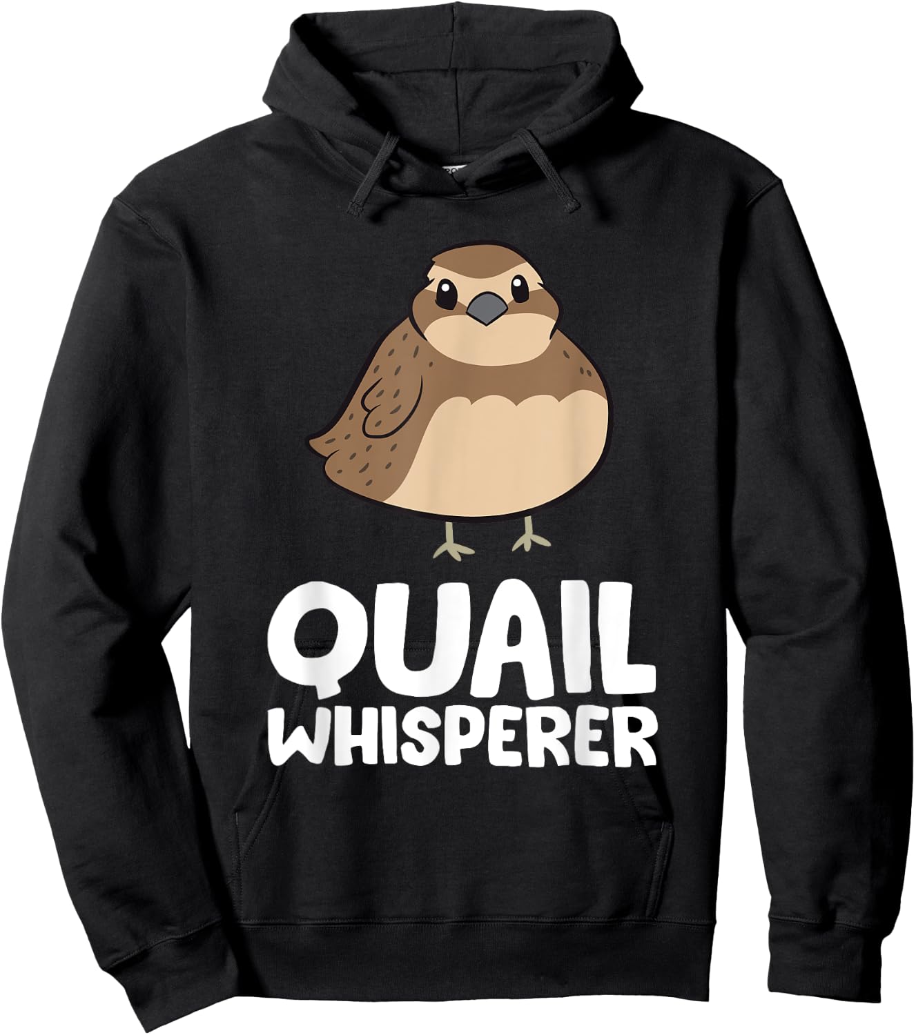 Funny Quail Whisperer Love Quail Birds Hoodie - Hoodie | Black