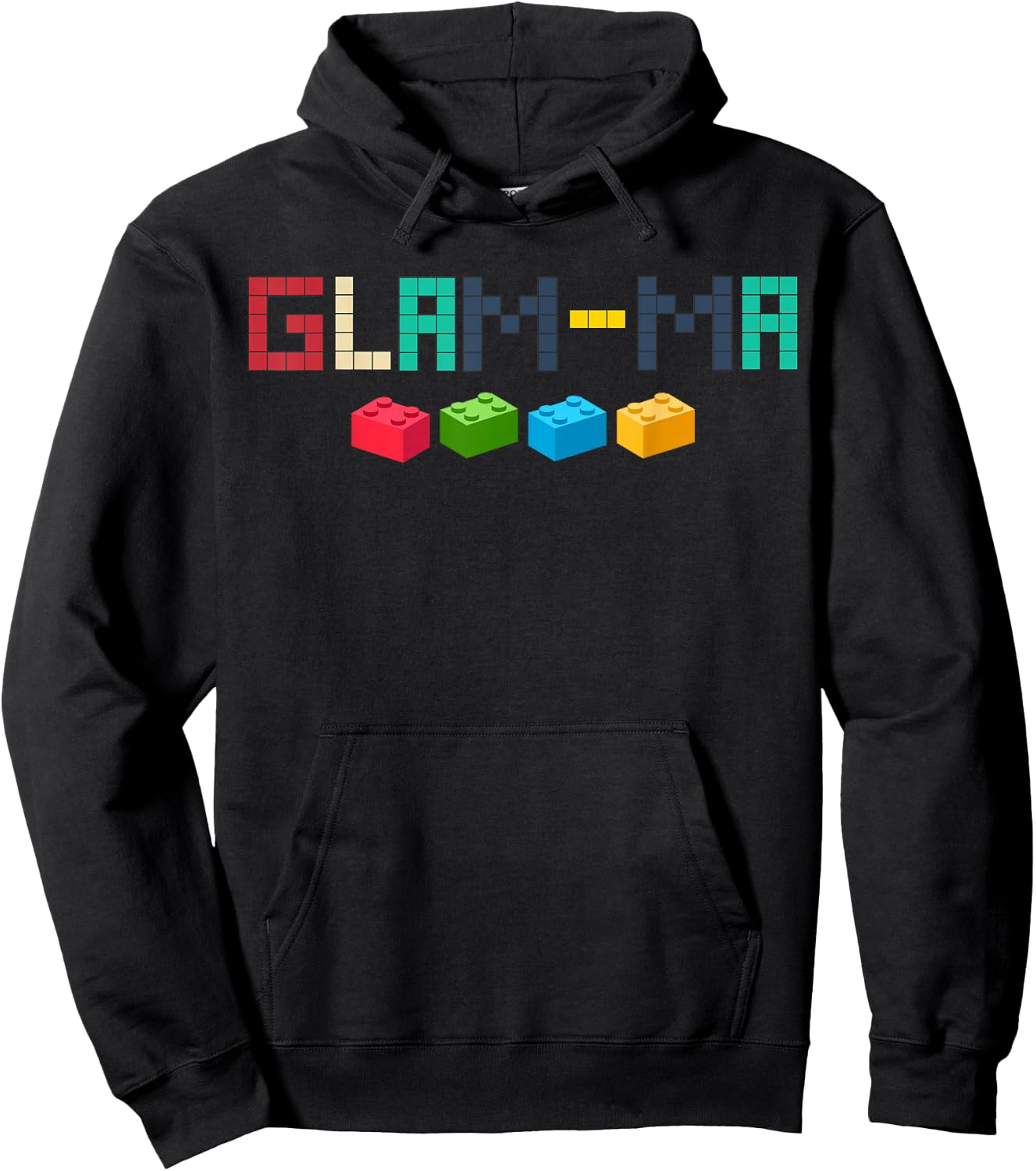 Glam-ma Master Builder Building Bricks Blocks Funny Set Hoodie - Hoodie | Black