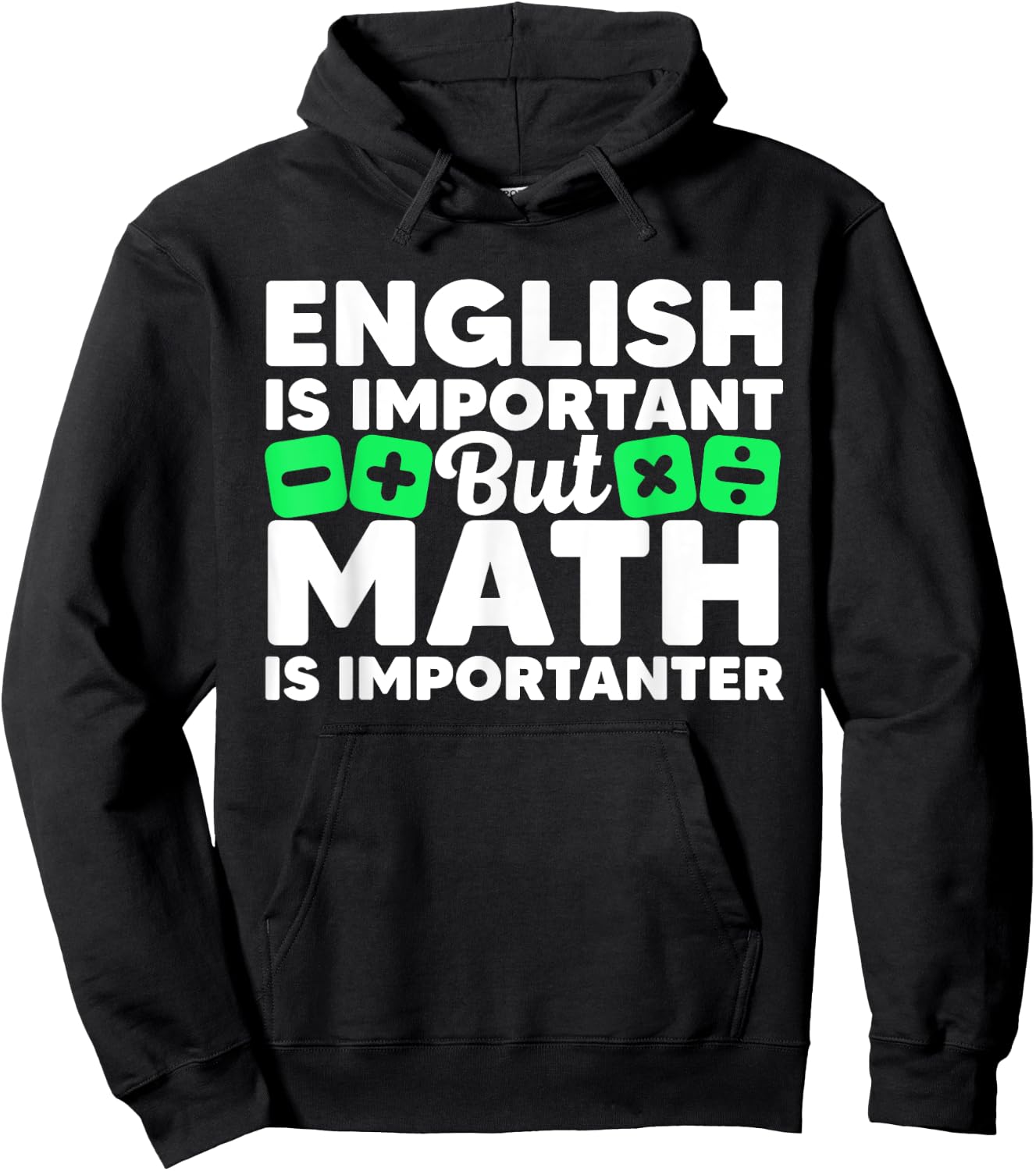 Funny Math Art Women Student Pun Mathematics Lovers Hoodie - Hoodie | Black